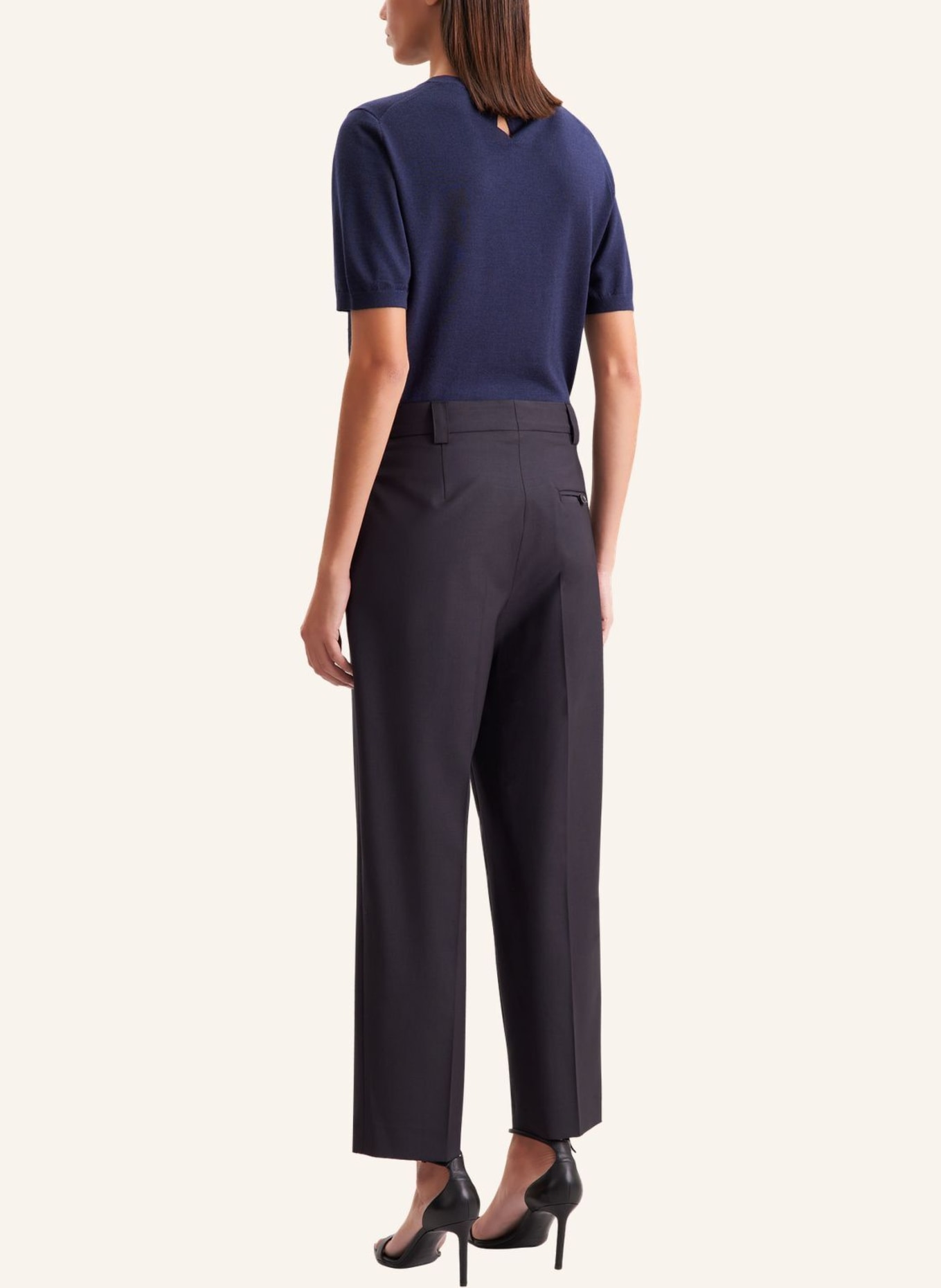 seidensticker Chino: DUNKELBLAU