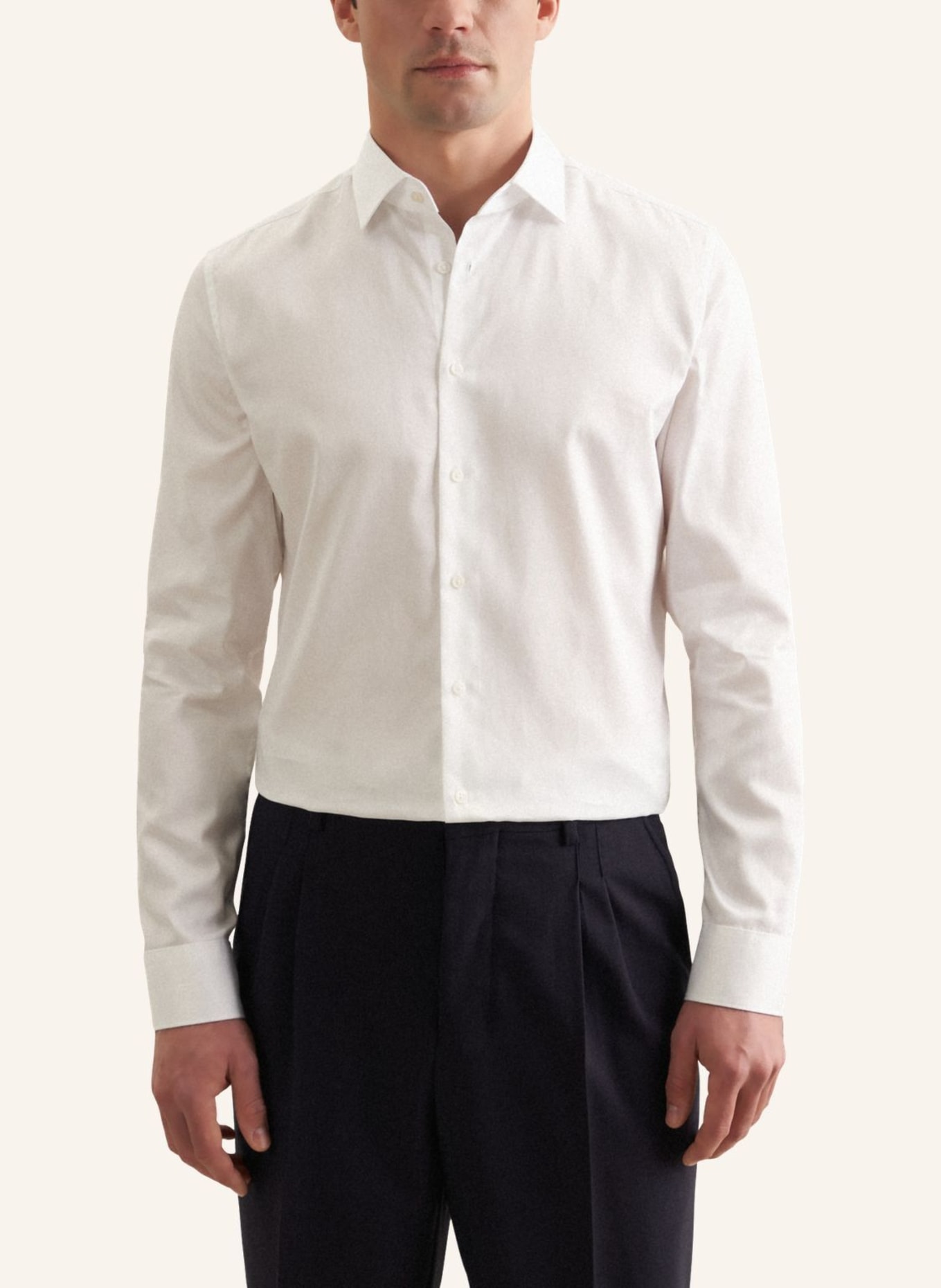 seidensticker Business Hemd Shaped Fit: WEISS