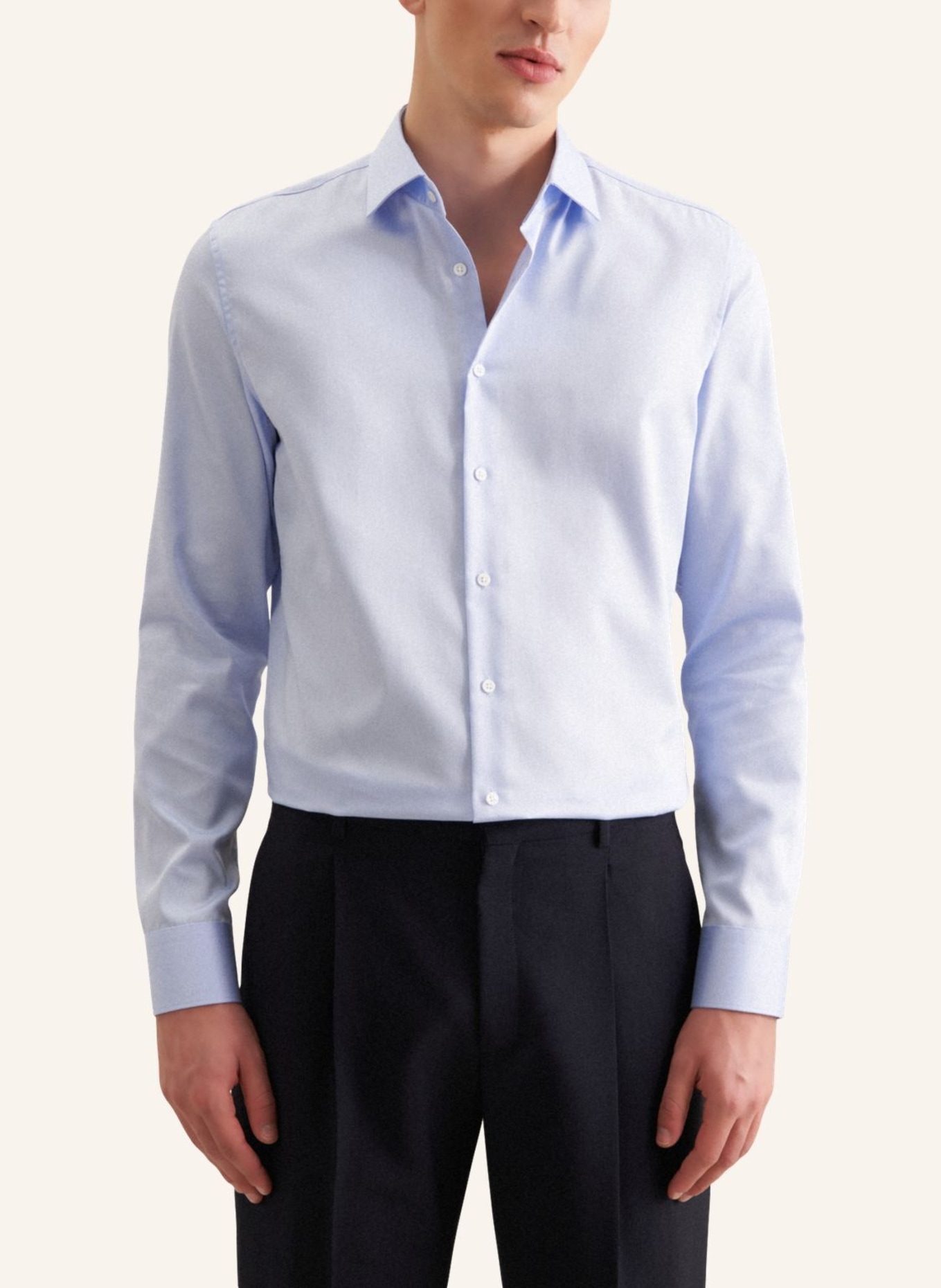 seidensticker Business Hemd Slim Fit: HELLBLAU