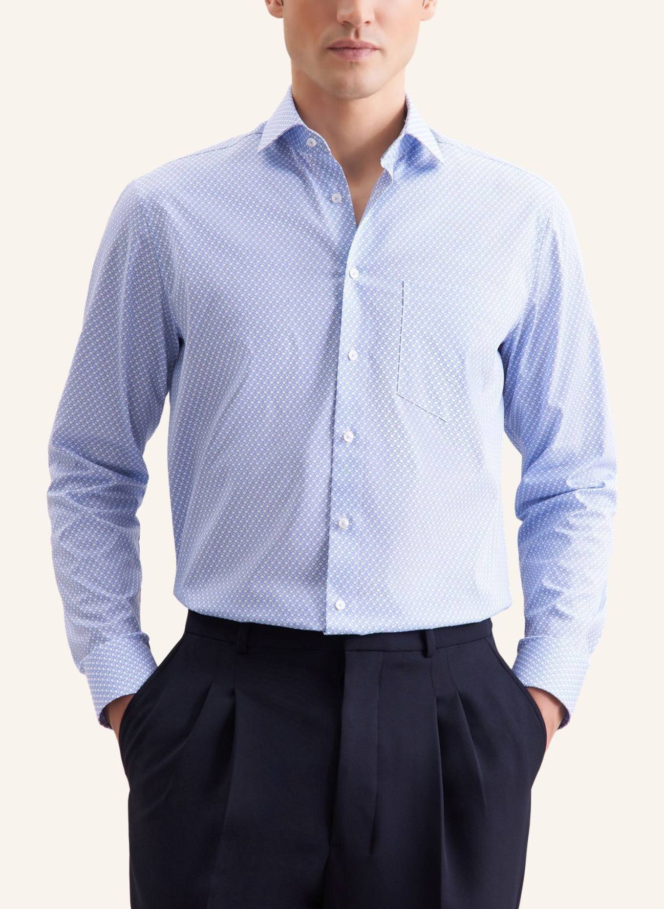 seidensticker Performance-Hemd Regular Fit: BLAU