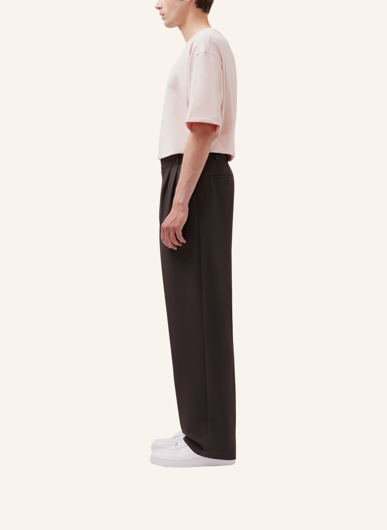 studio seidensticker Suit Pants, Chino Oversized: BRAUN