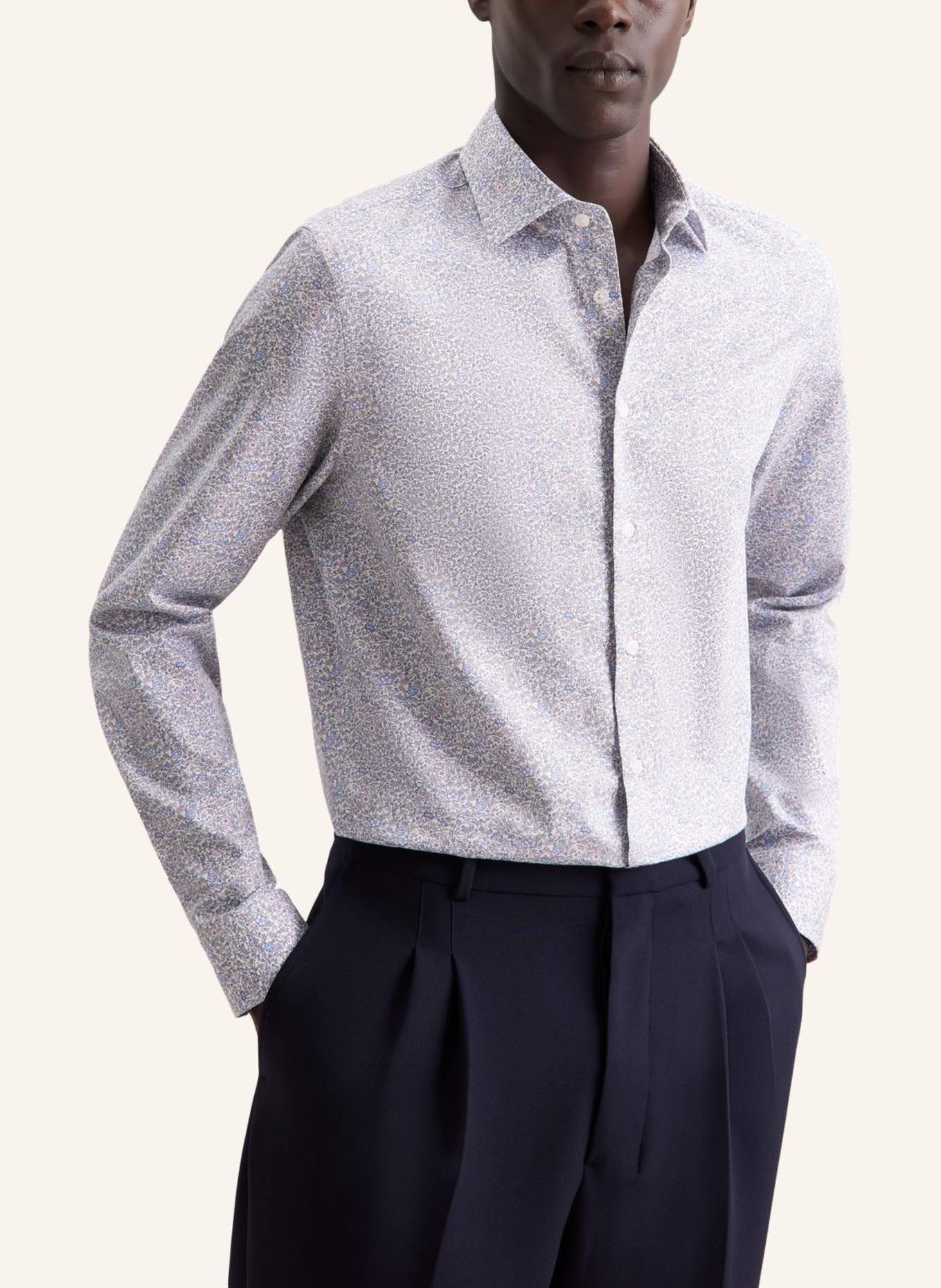 seidensticker Business Hemd Slim Fit: BLAU