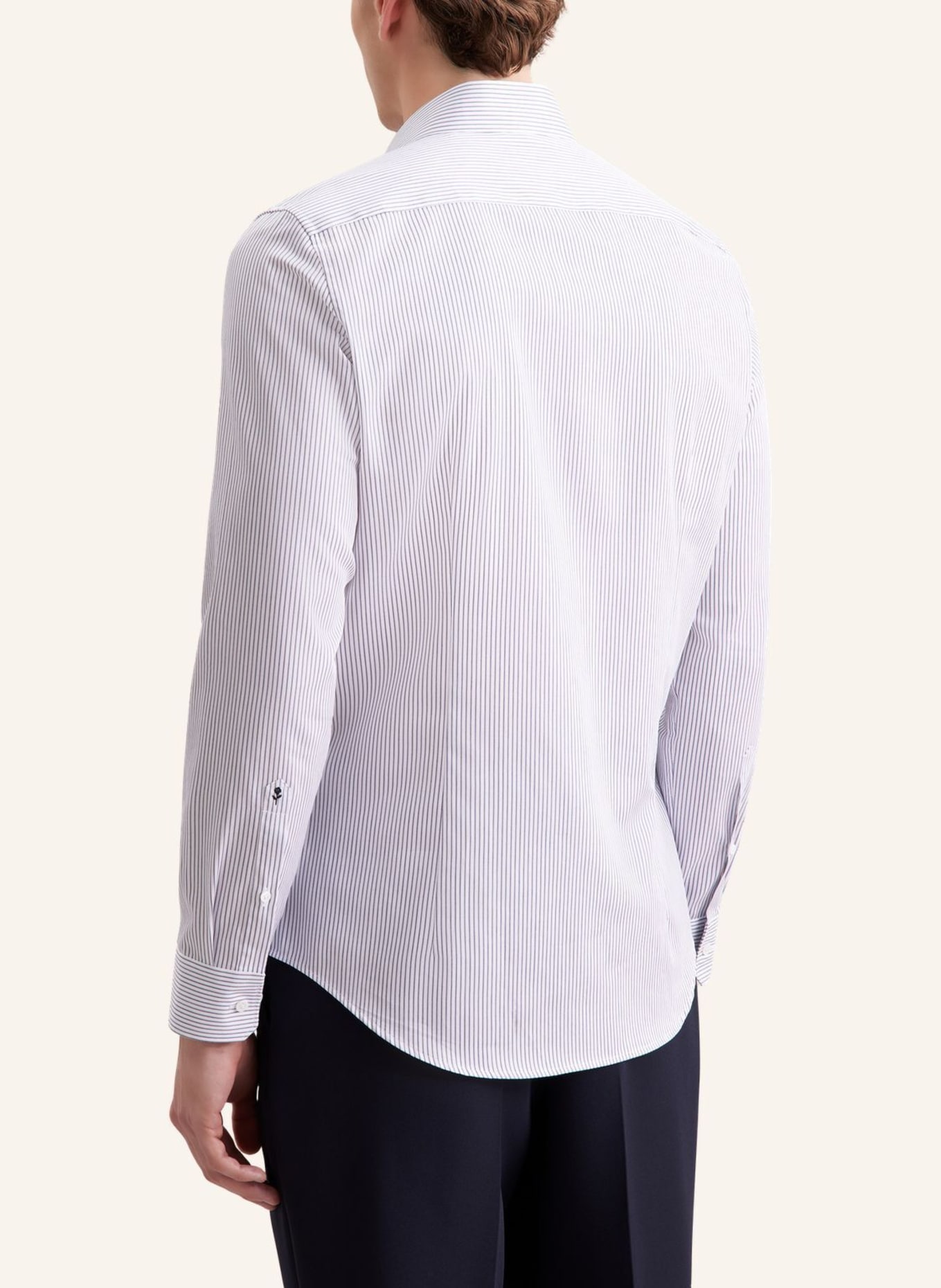 seidensticker Business Hemd Slim Fit: DUNKELBLAU