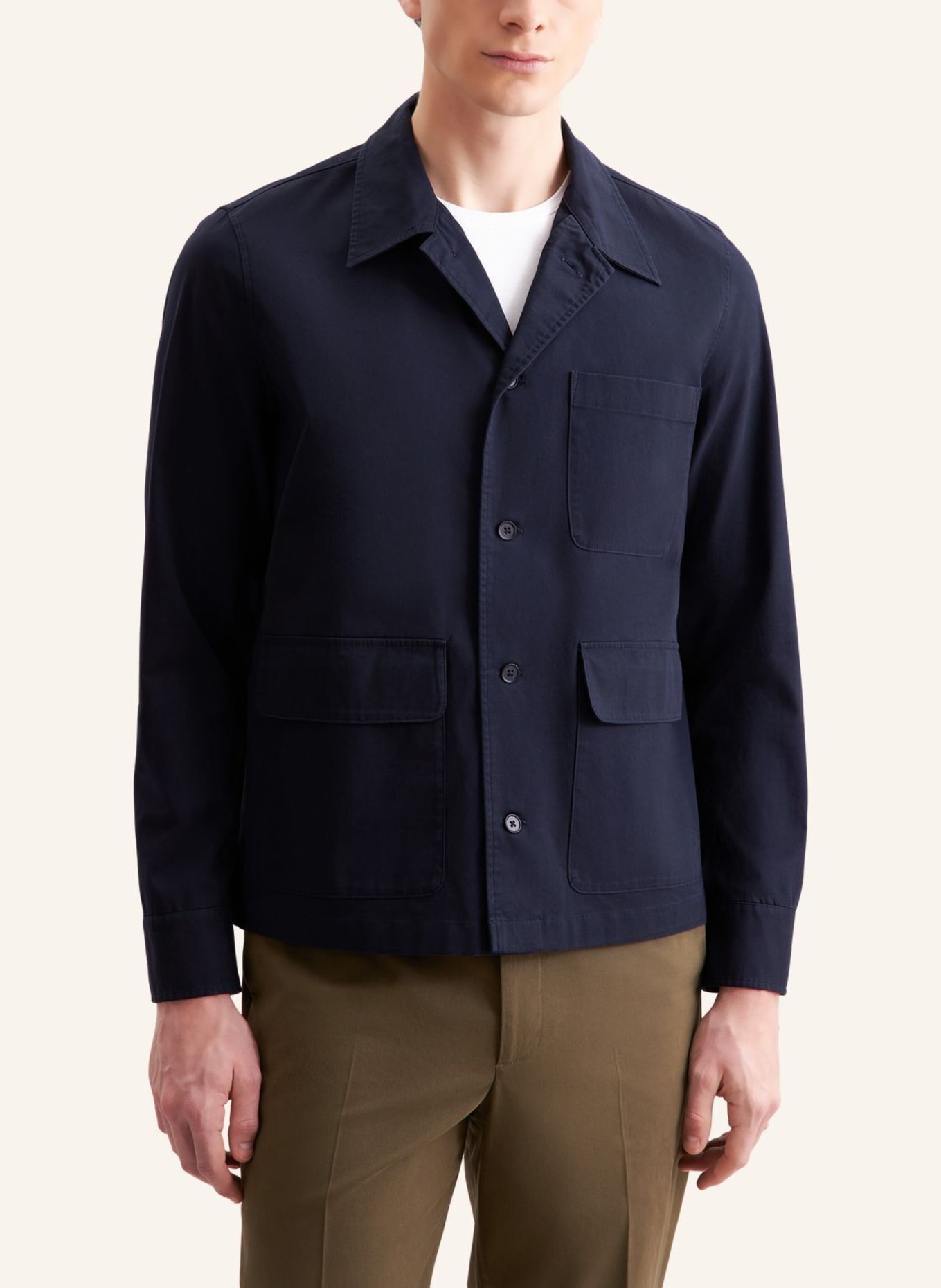 seidensticker Jacke Regular Fit: DUNKELBLAU