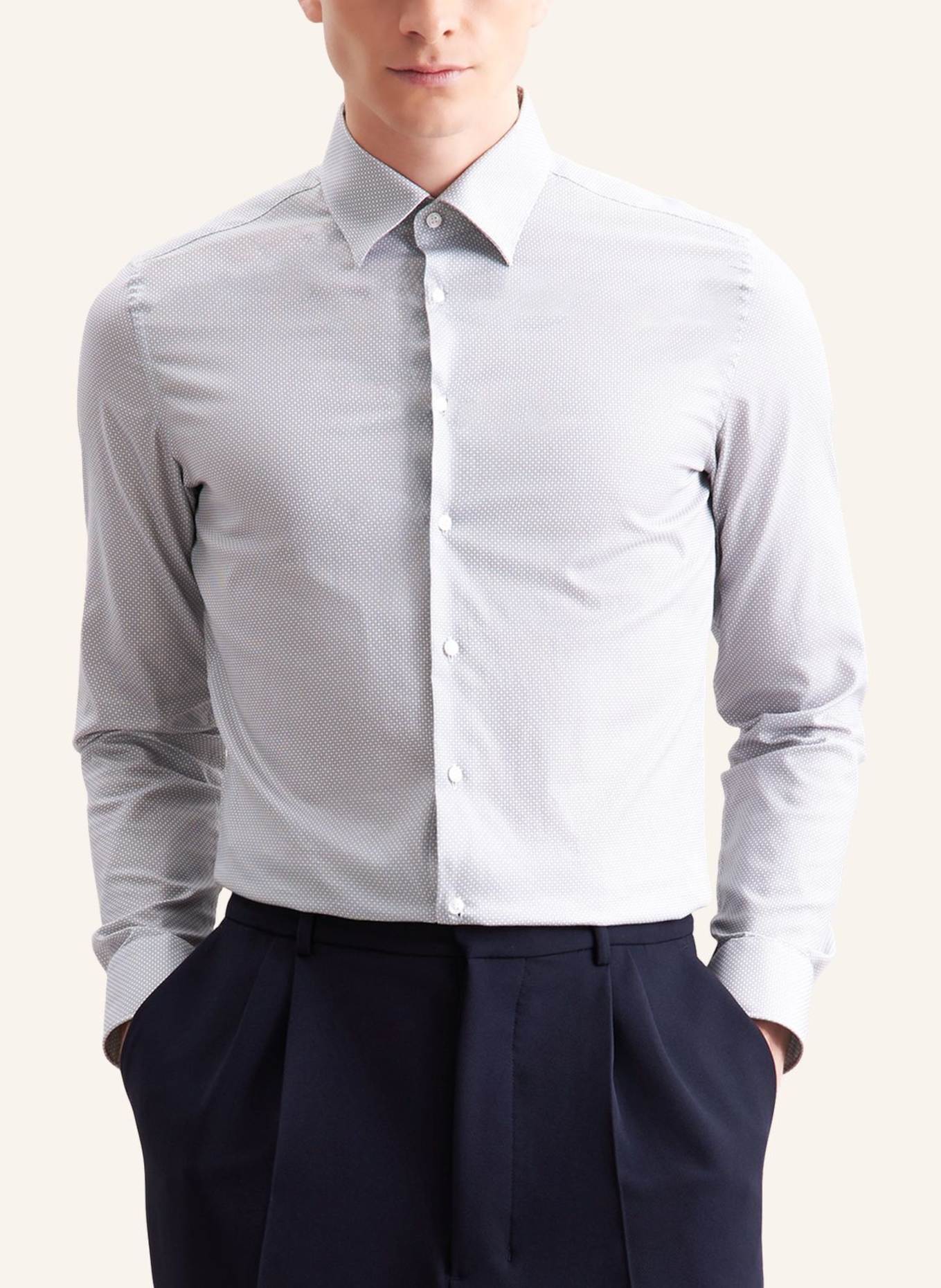 seidensticker Business Hemd Slim Fit: GRAU