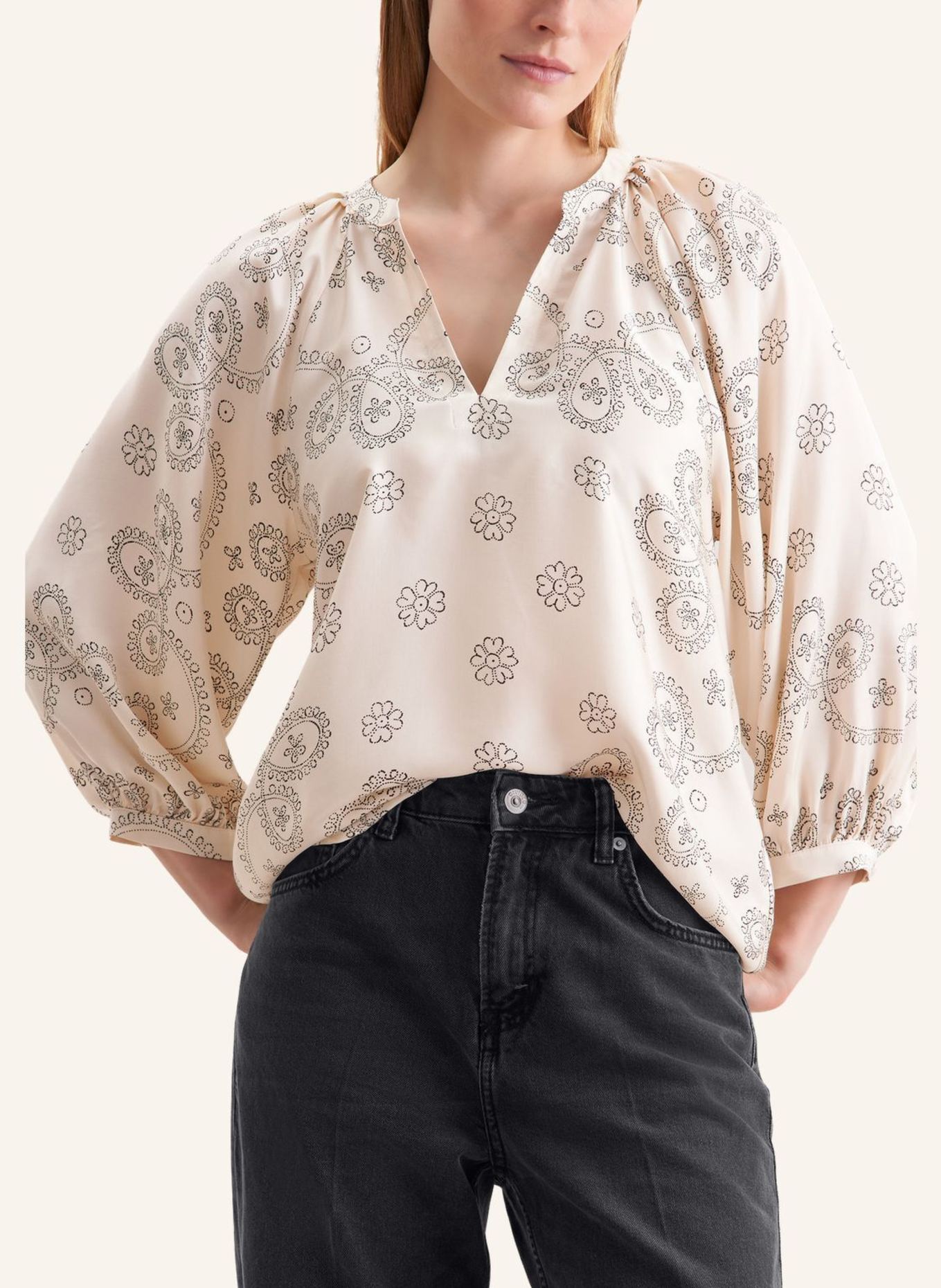 seidensticker Schlupfbluse: ECRU