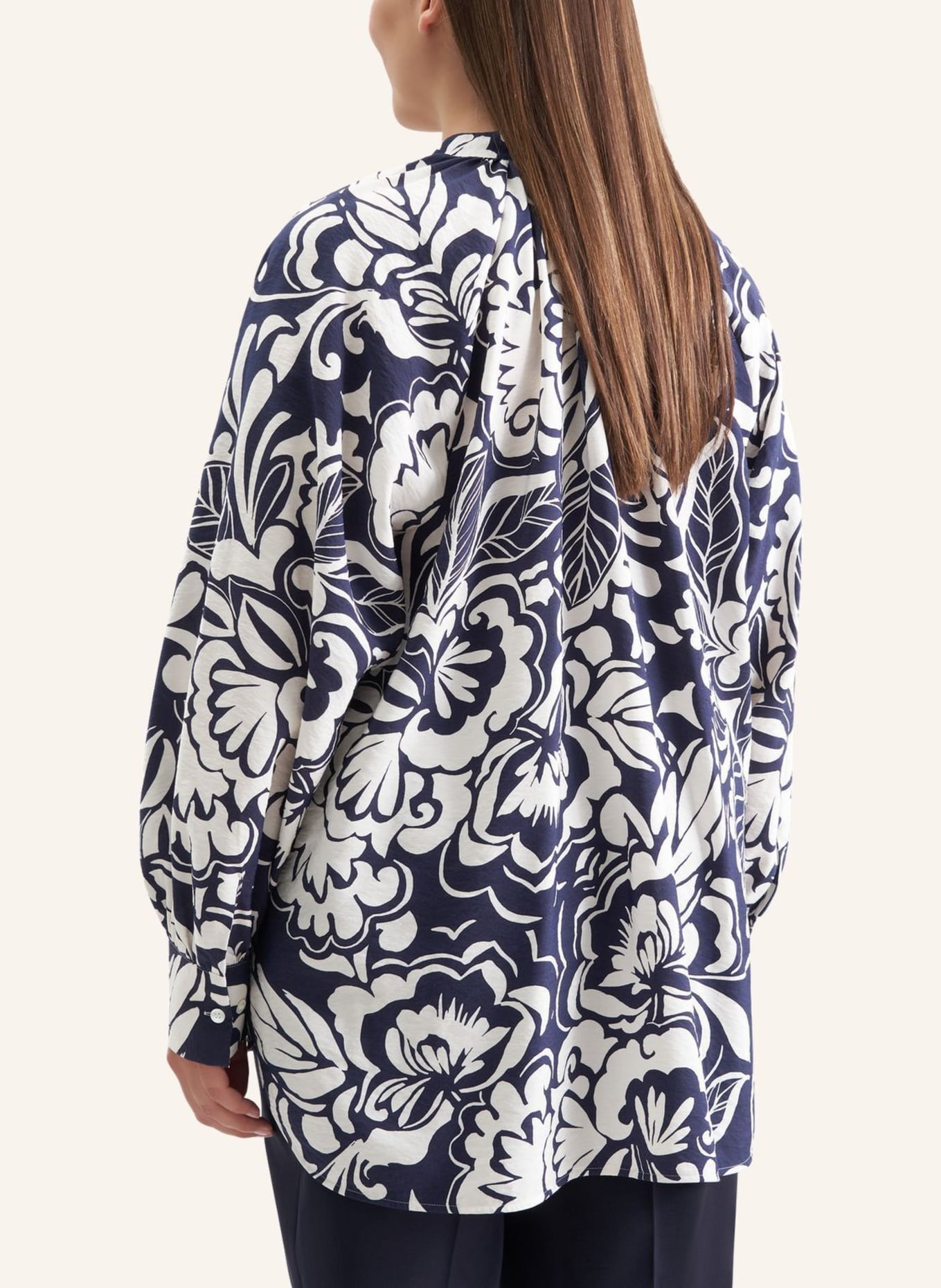 seidensticker Schlupfbluse: DUNKELBLAU