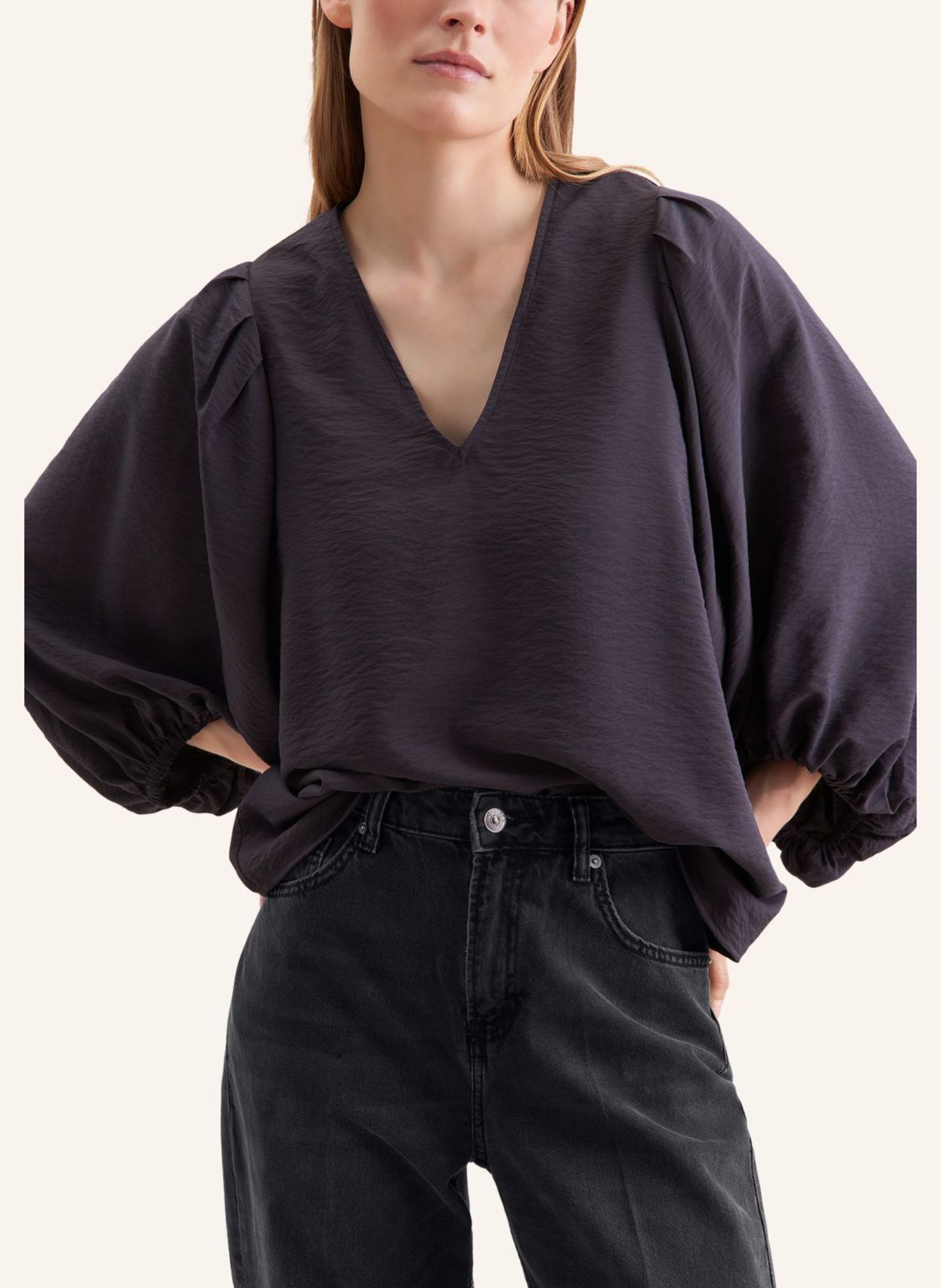 seidensticker Schlupfbluse: GRAU