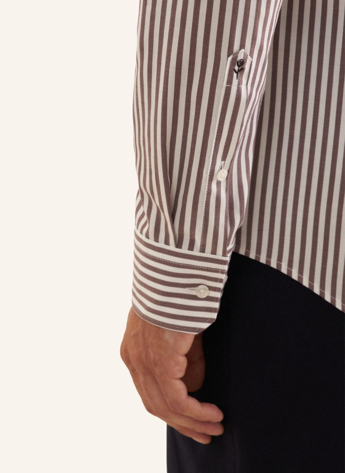 seidensticker Business Hemd Shaped Fit: BRAUN