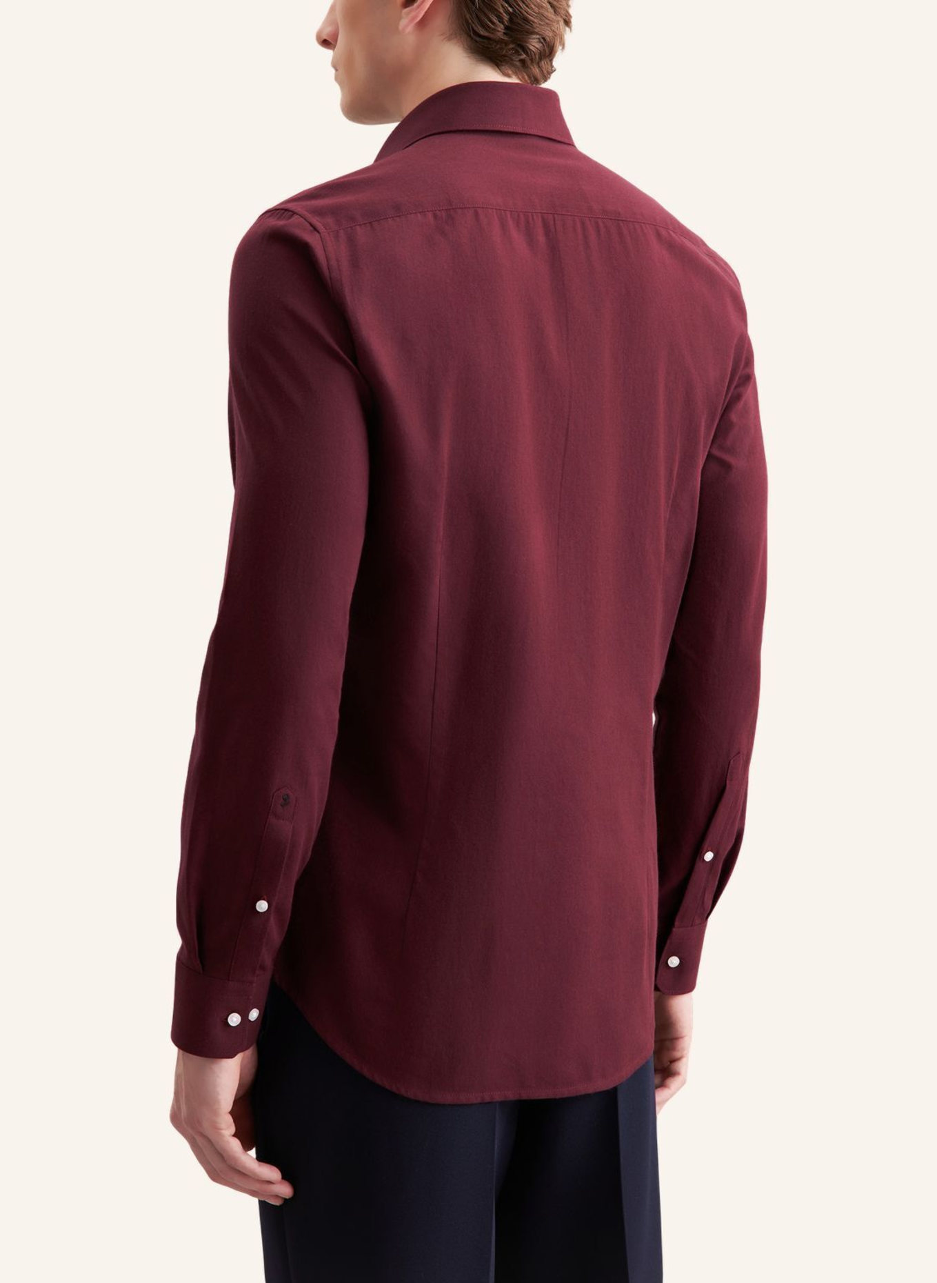 seidensticker Flanellhemd Slim Fit: ROT