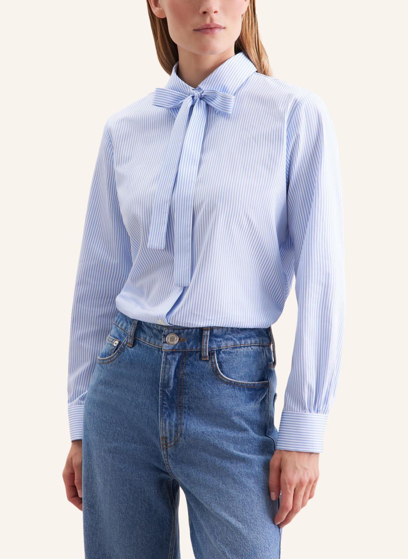 seidensticker Schluppenbluse, Ausgestellte Bluse: HELLBLAU