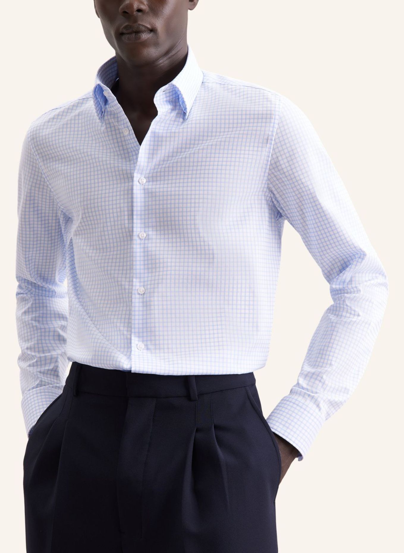 seidensticker Business Hemd,   Slim Fit: HELLBLAU