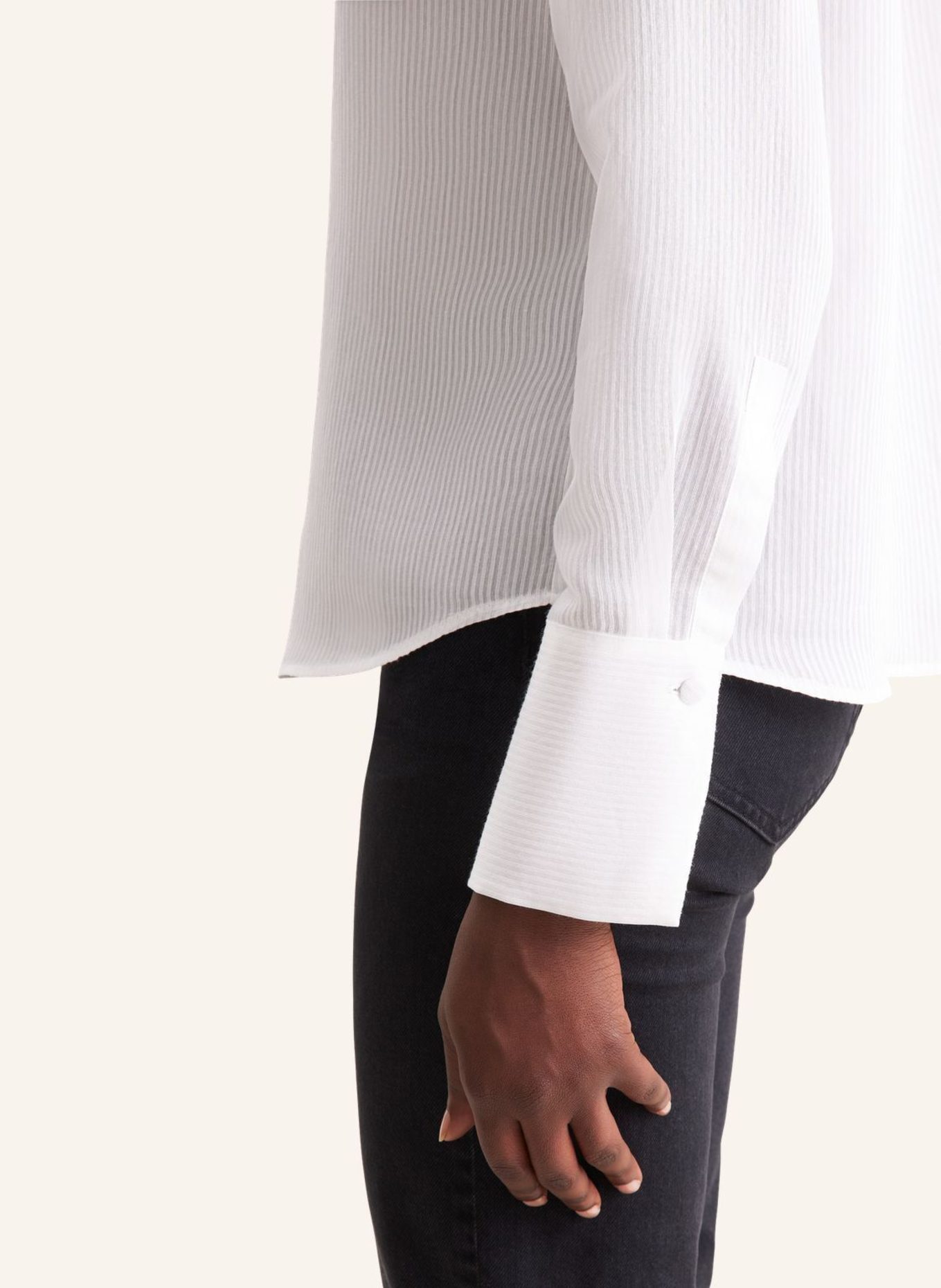 seidensticker Stehkragenbluse: ECRU