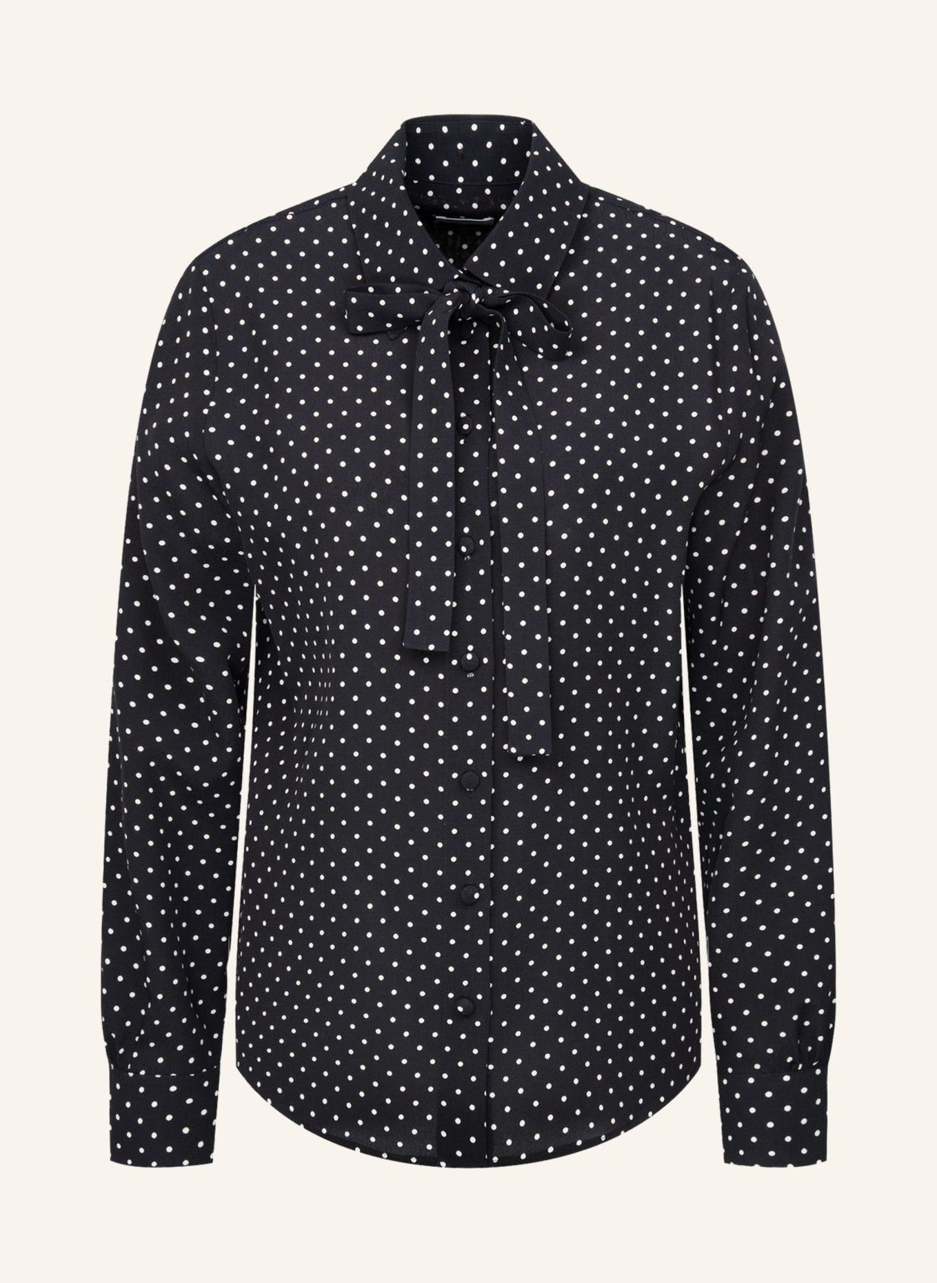 seidensticker Ausgestellte Bluse, Schluppenbluse: SCHWARZ