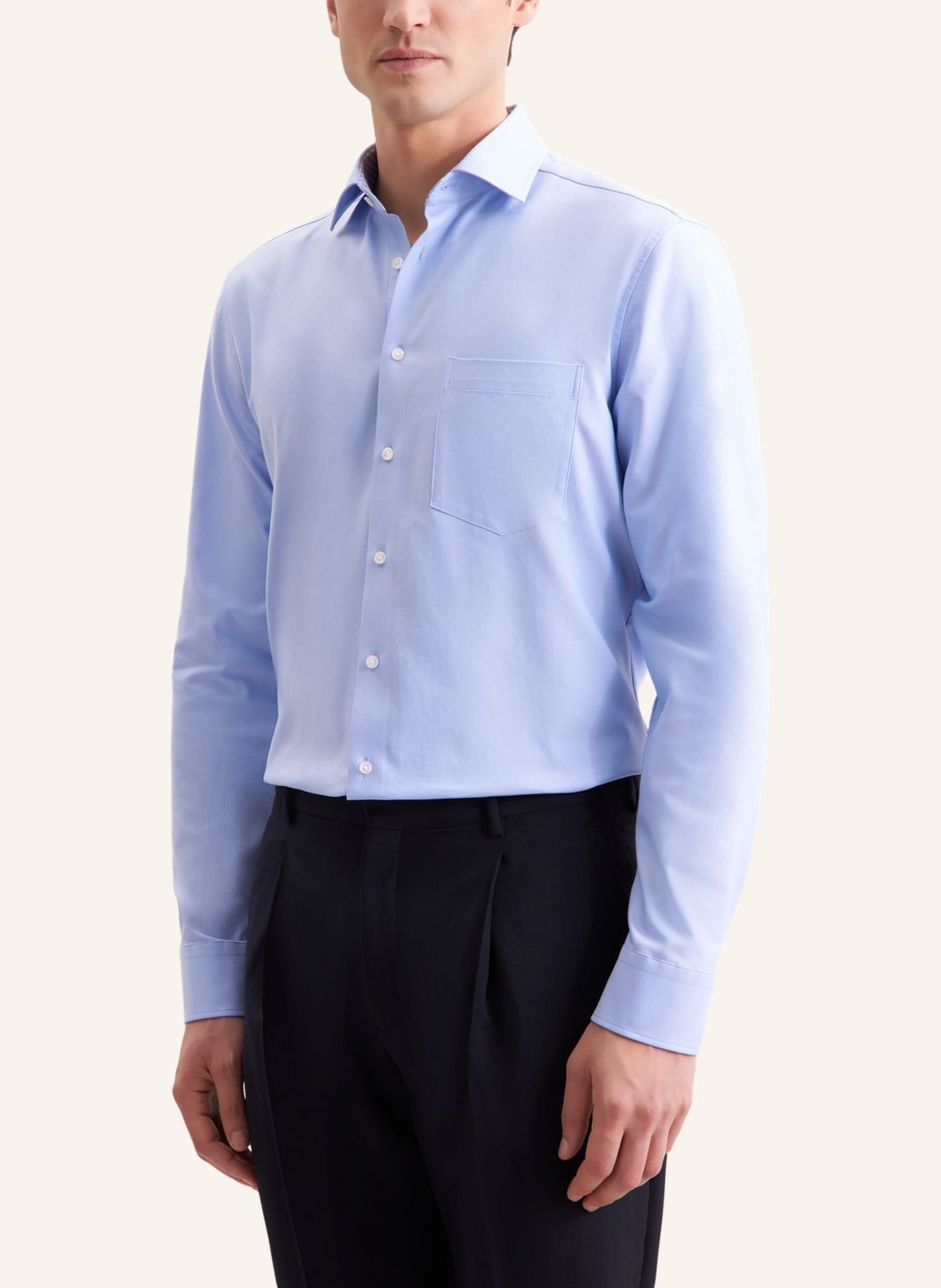 seidensticker Performance-Hemd Regular Fit: BLAU