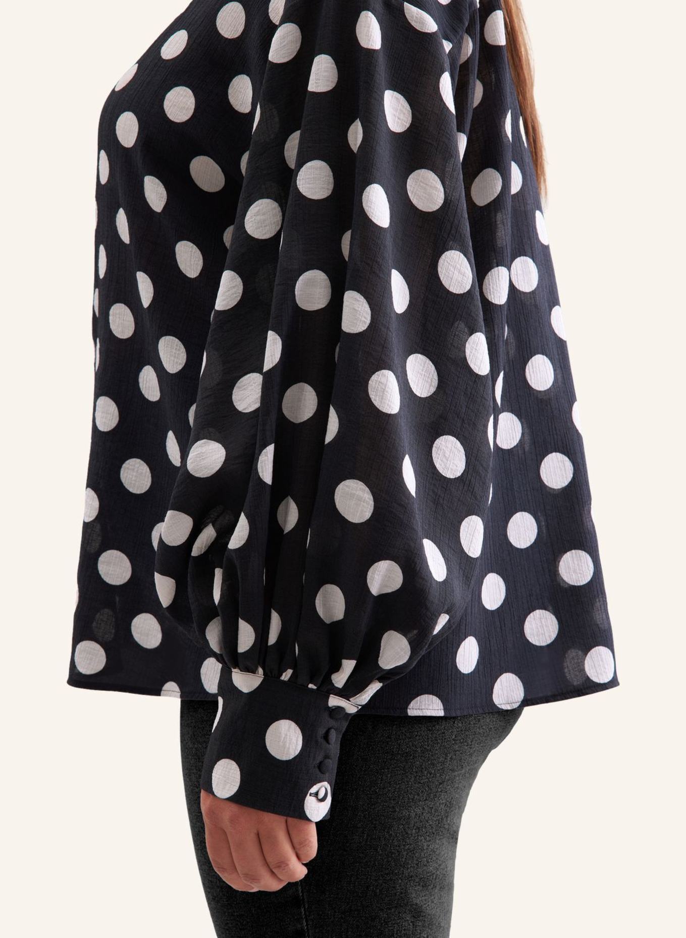 seidensticker Rüschenbluse: SCHWARZ