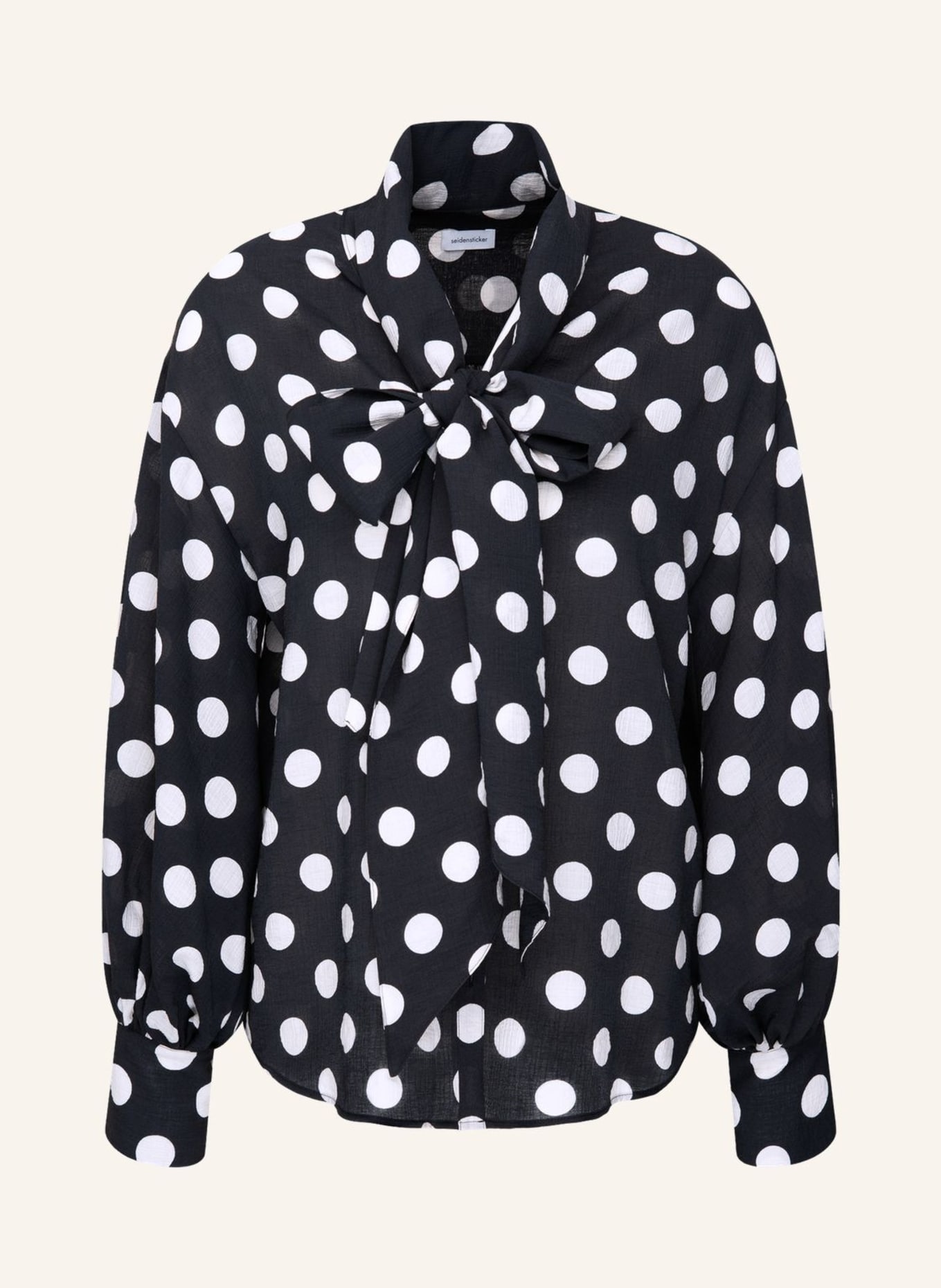 seidensticker Rüschenbluse: SCHWARZ