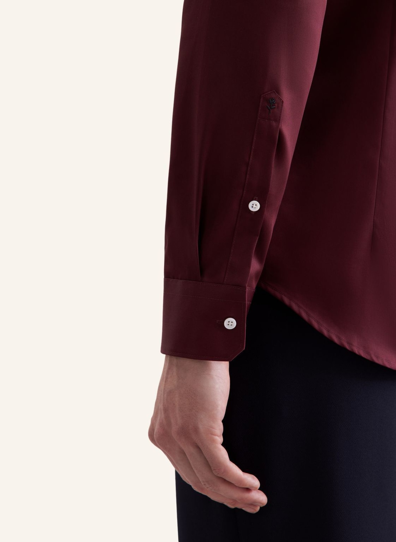 seidensticker Business Hemd Slim Fit: ROT