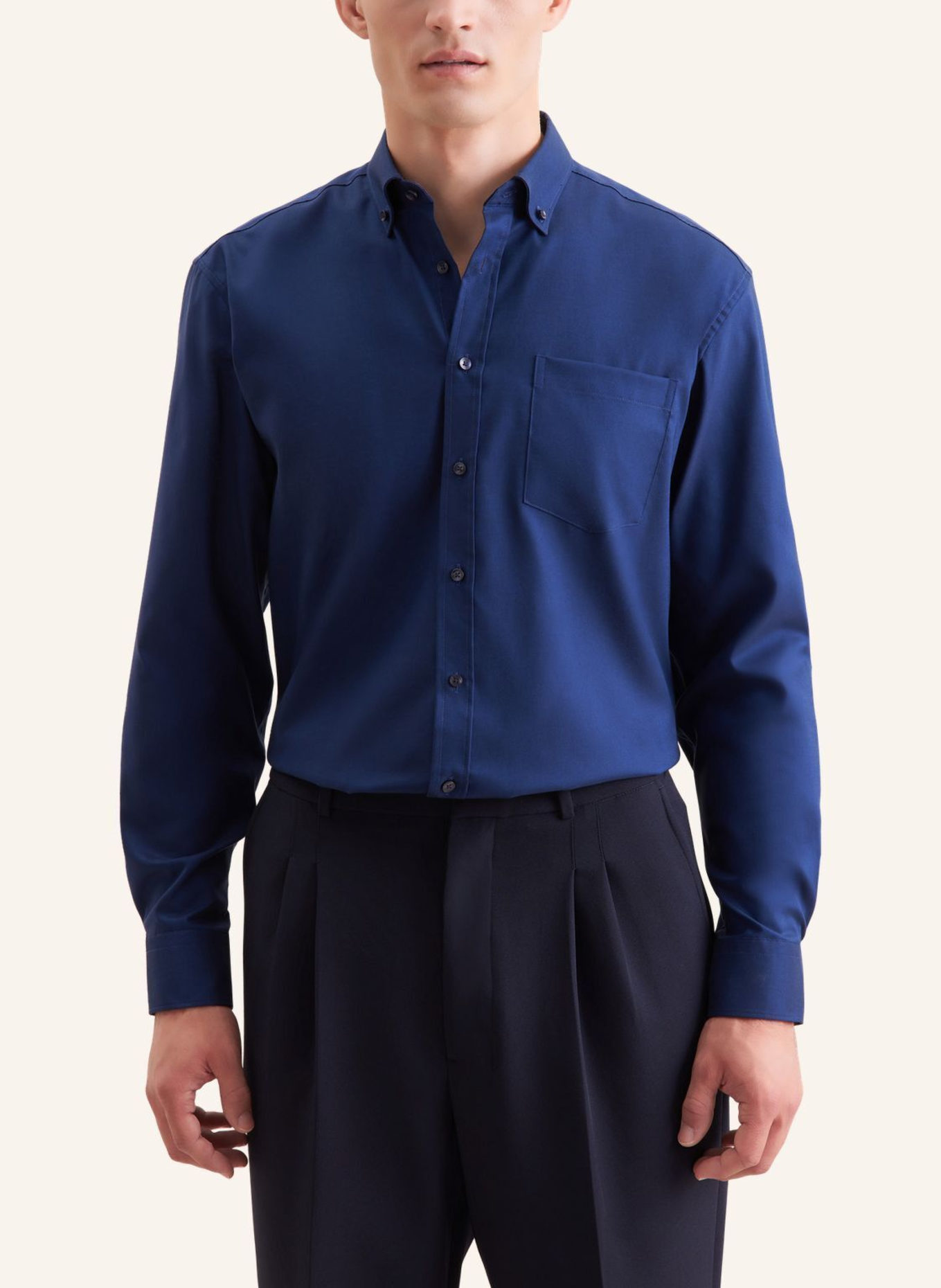 seidensticker Business Hemd Comfort Fit: DUNKELBLAU