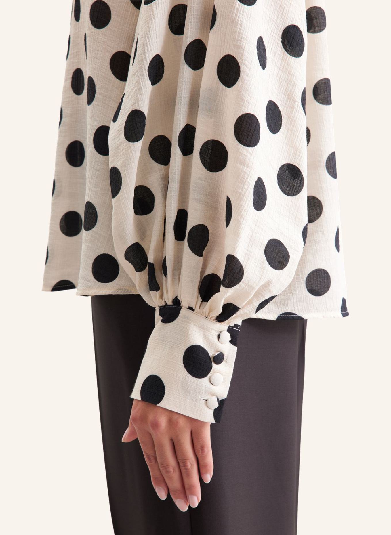 seidensticker Rüschenbluse: ECRU