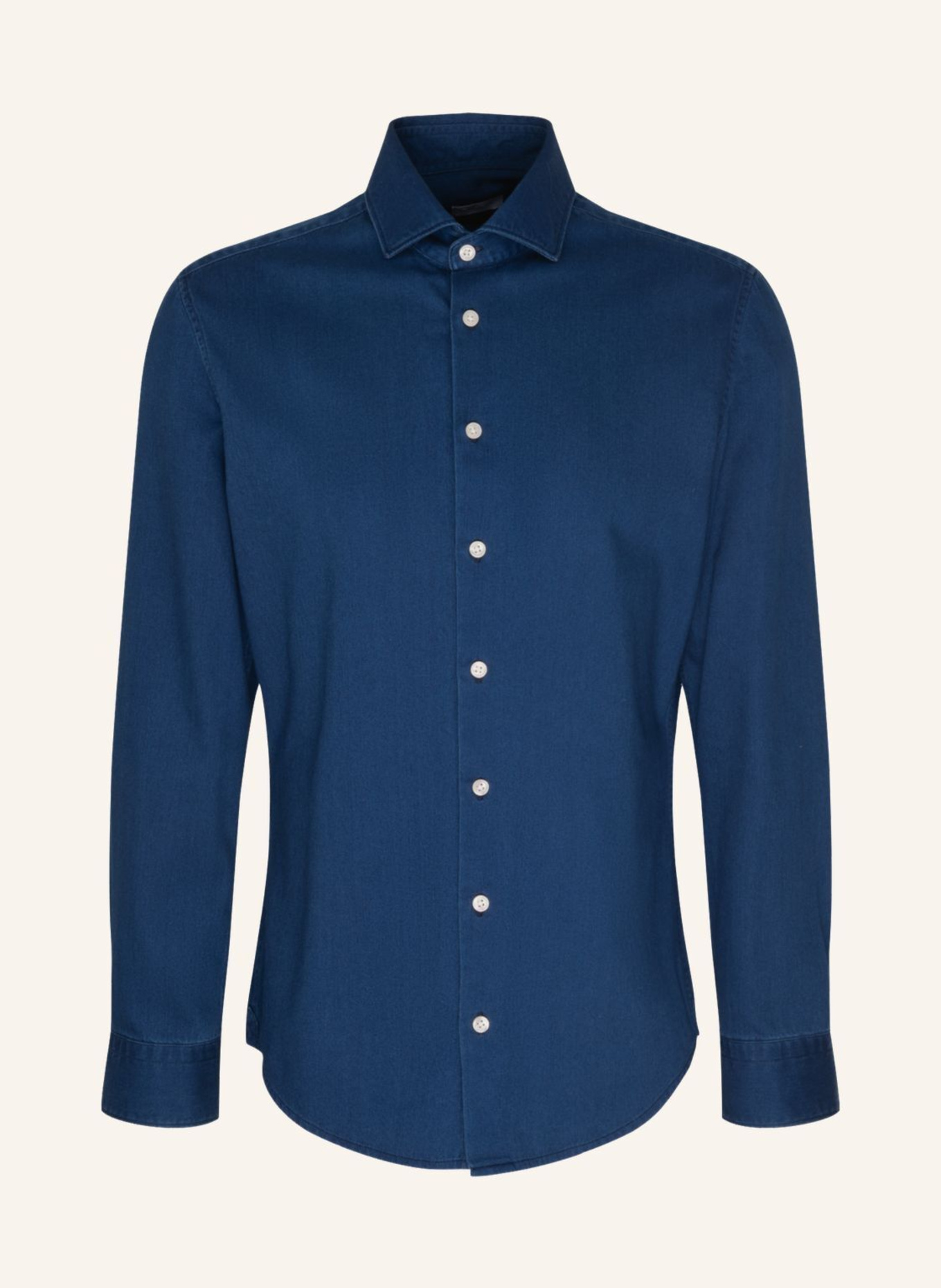 seidensticker Denimhemd, Casual Hemd Slim Fit: DUNKELBLAU