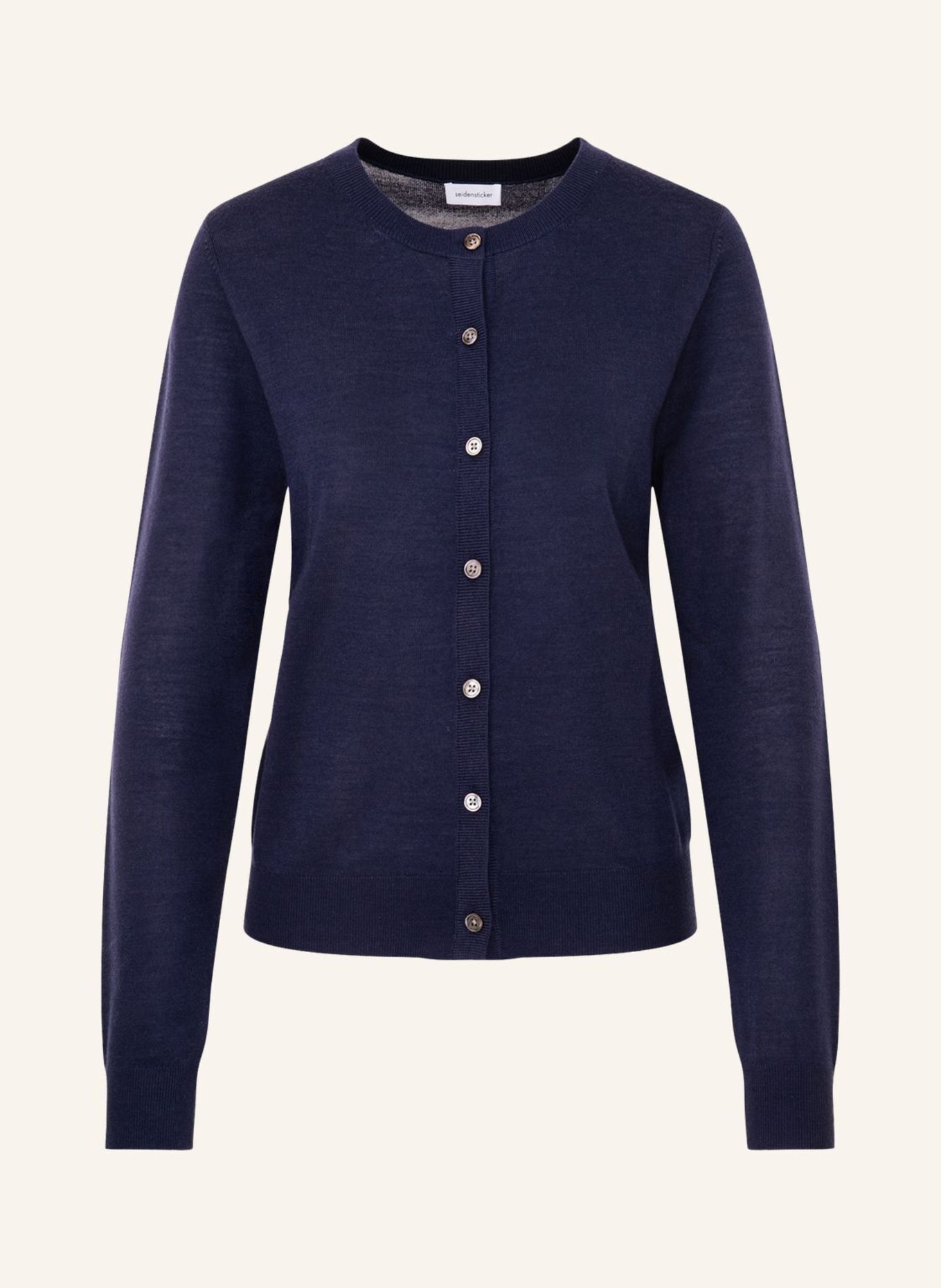 seidensticker , Strick-Jacke, Cardigan: DUNKELBLAU