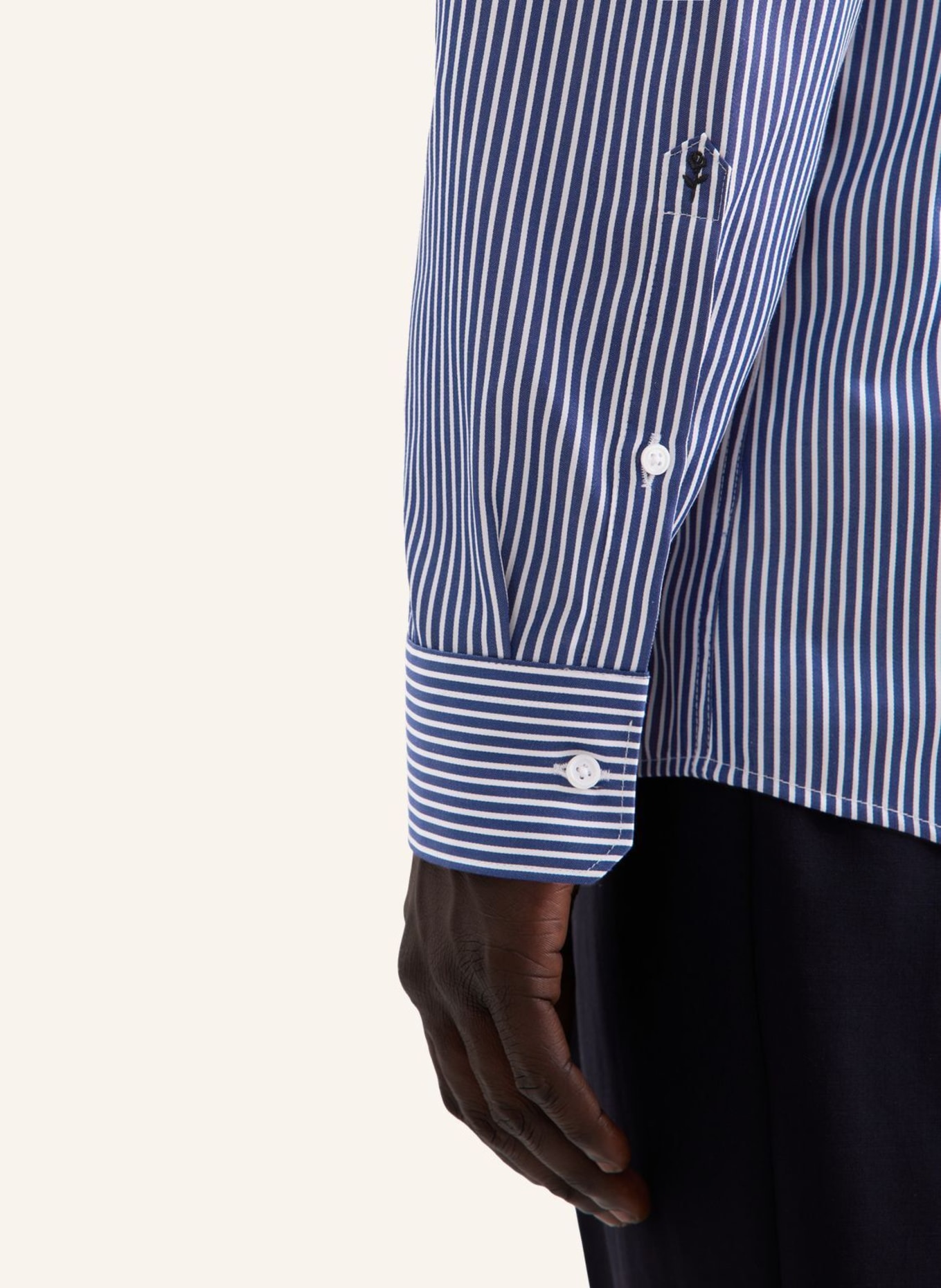 seidensticker Business Hemd Regular Fit: DUNKELBLAU