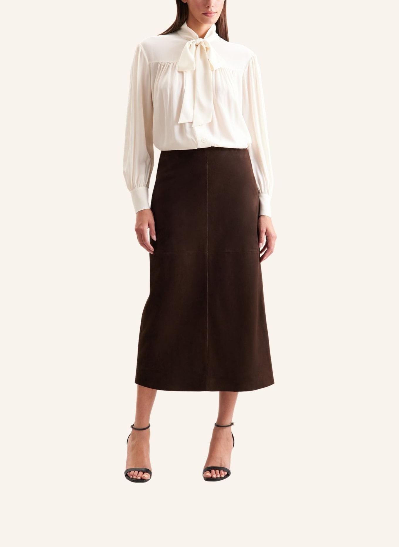 seidensticker Rock: BRAUN