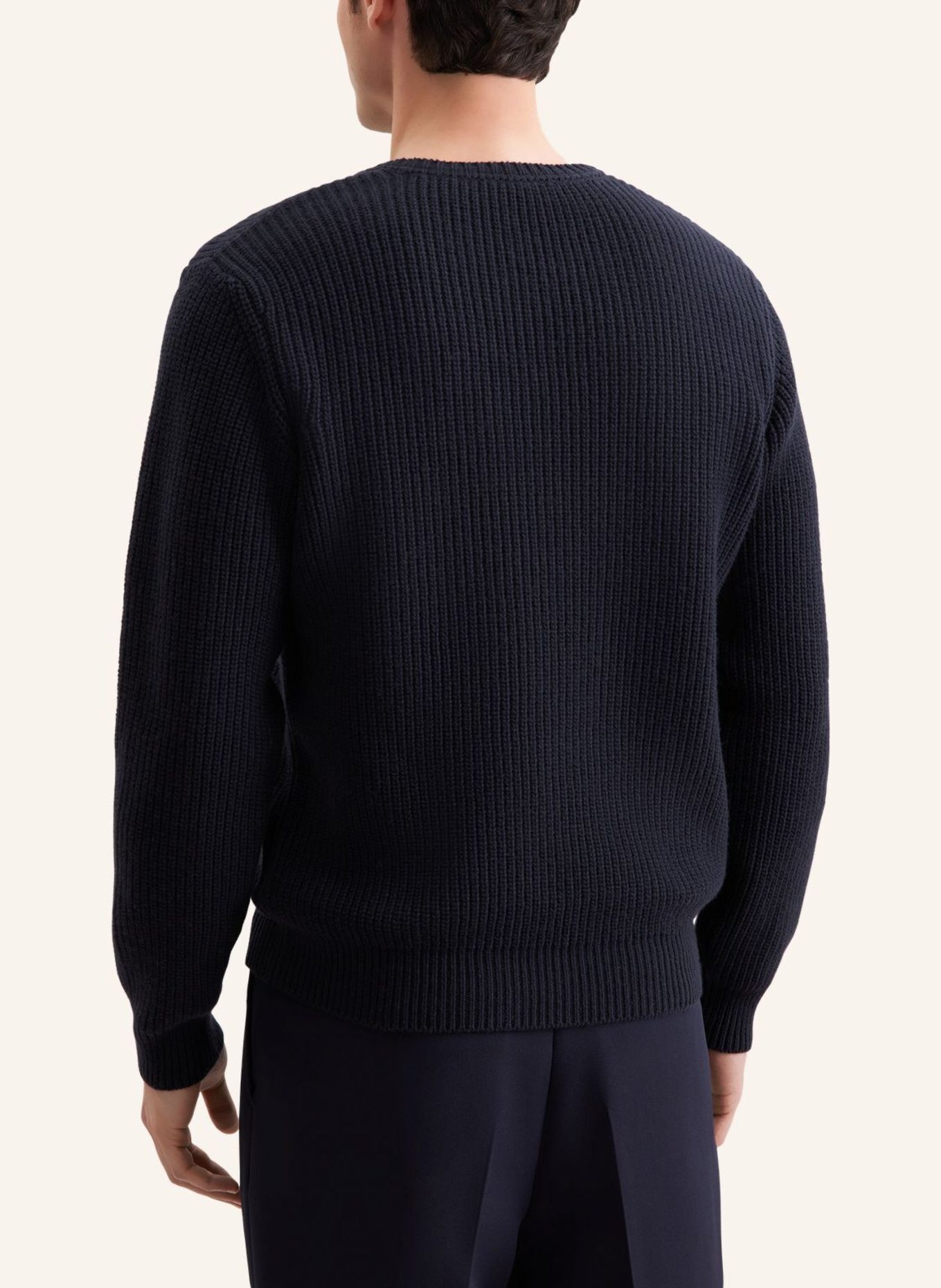 seidensticker Pullover Regular Fit: DUNKELBLAU