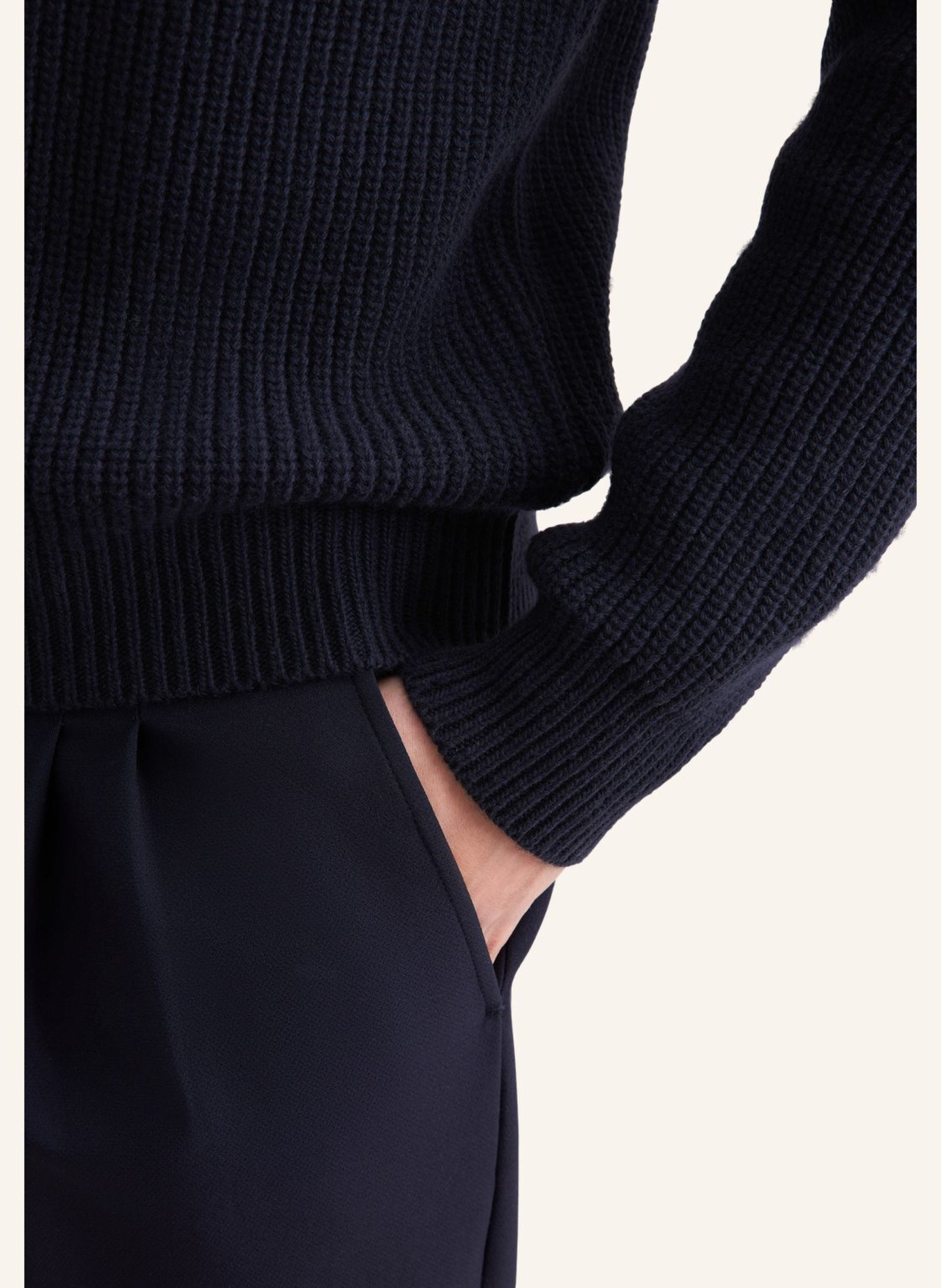 seidensticker Pullover Regular Fit: DUNKELBLAU