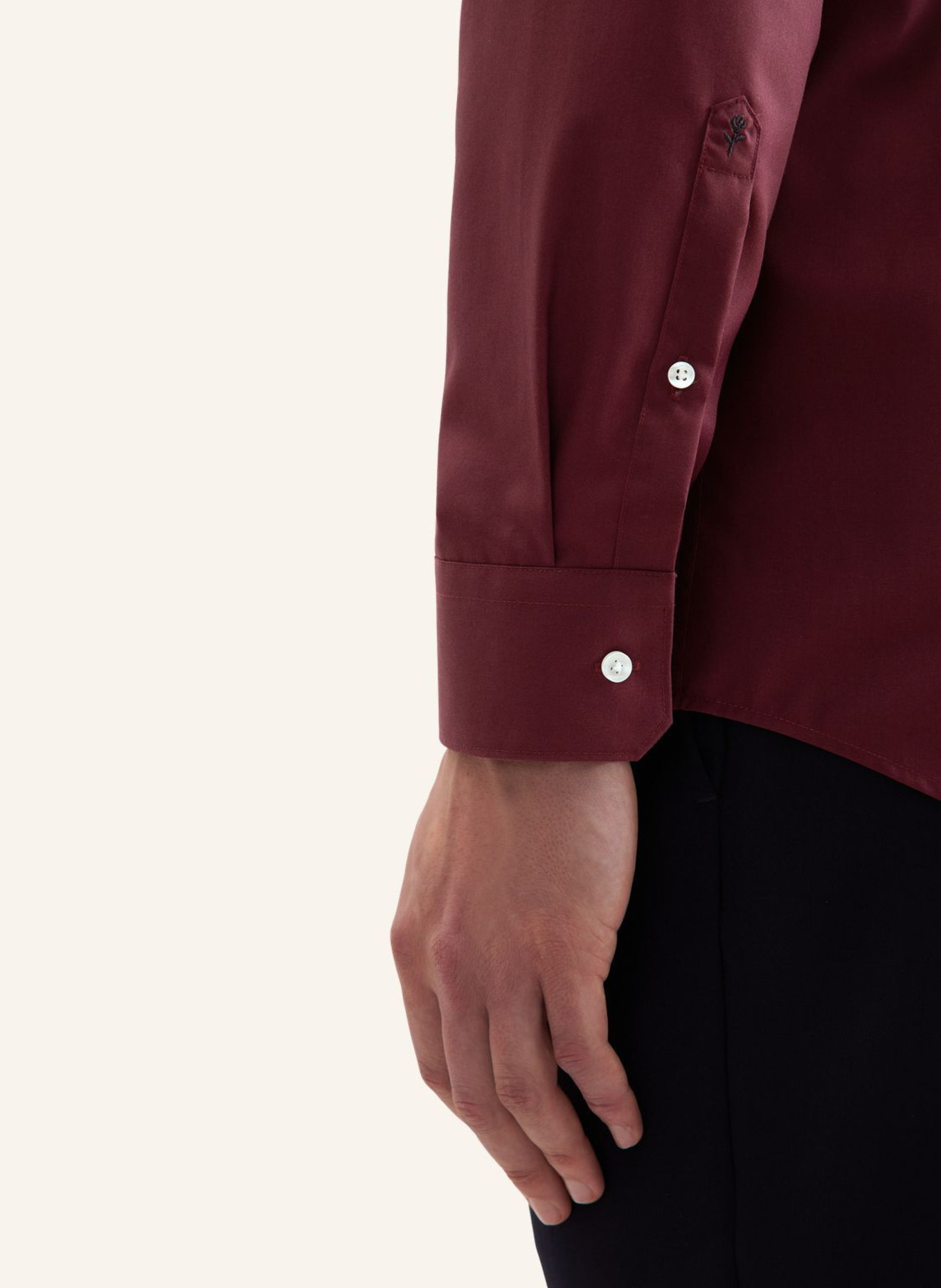 seidensticker Business Hemd Regular Fit: ROT