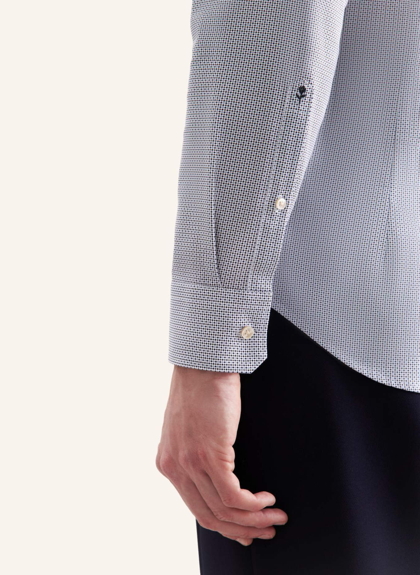 seidensticker Business Hemd Slim Fit: DUNKELBLAU