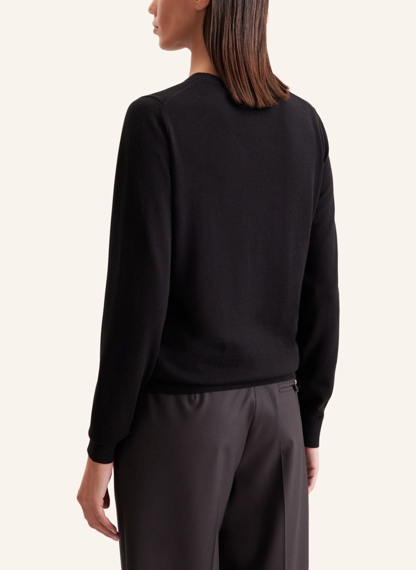 seidensticker Sweater: SCHWARZ