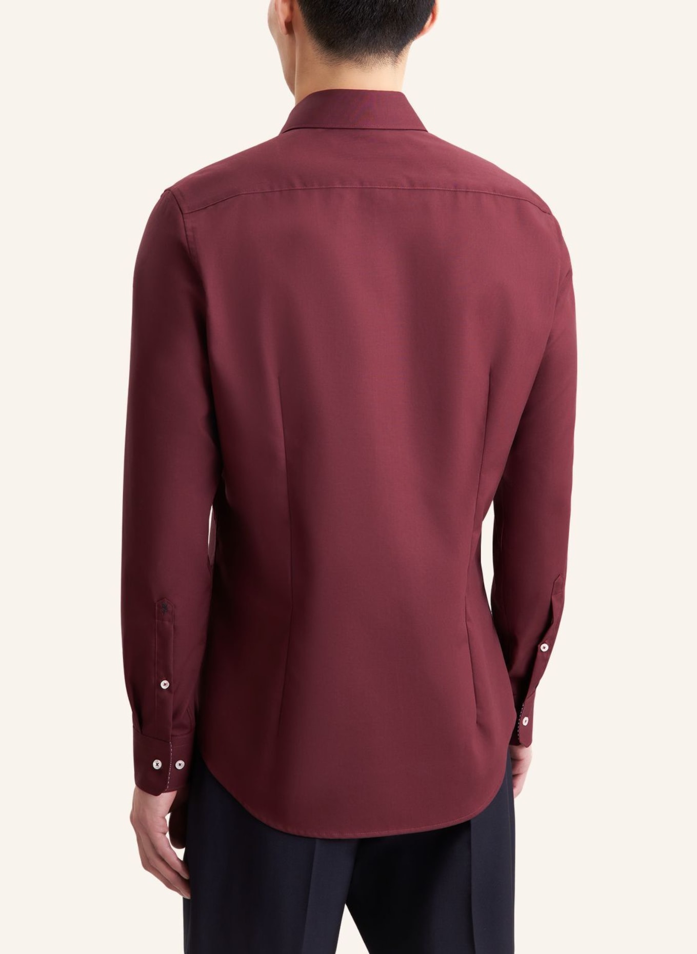 seidensticker Business Hemd Slim Fit: ROT