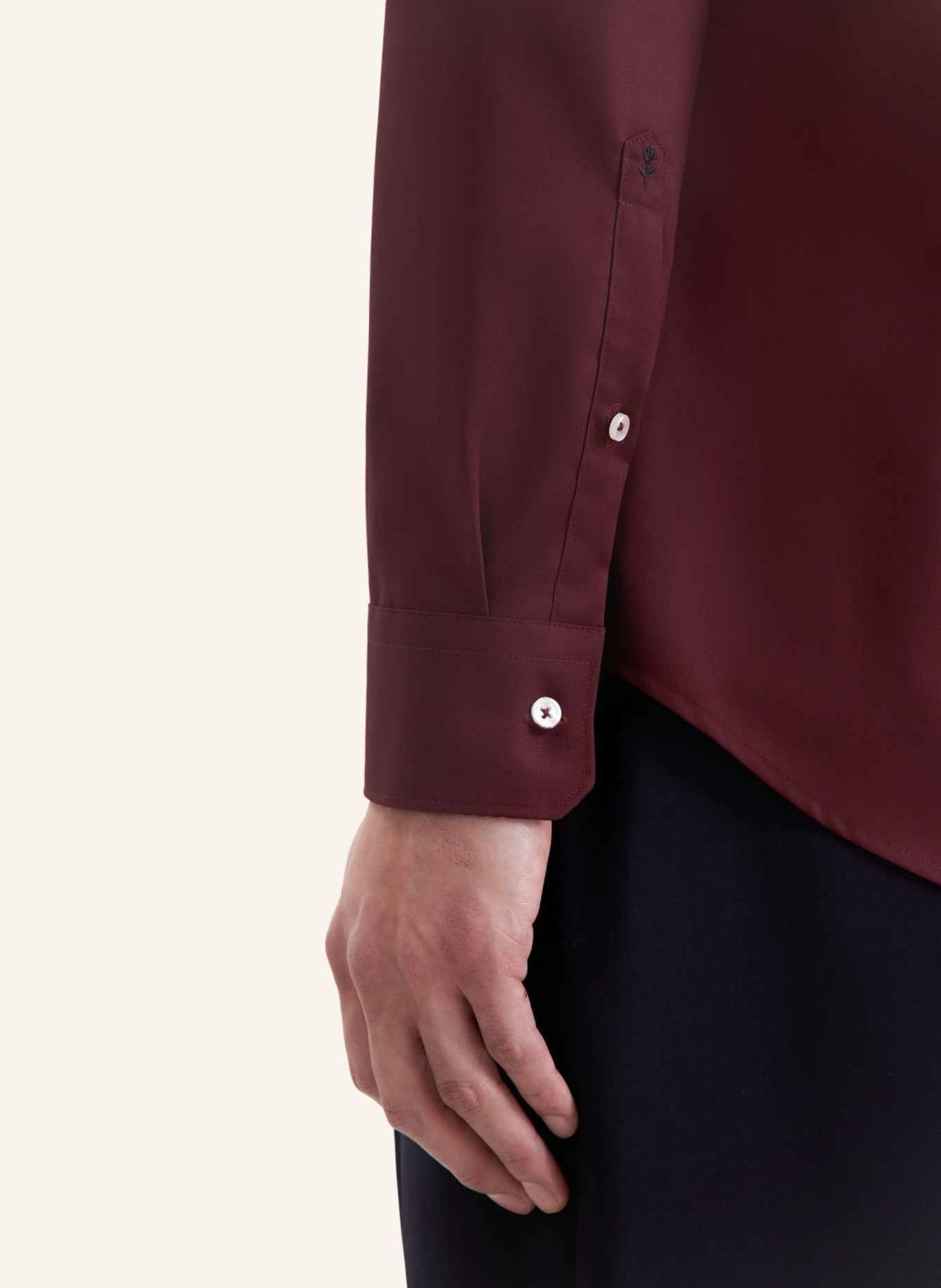 seidensticker Business Hemd Slim Fit: ROT