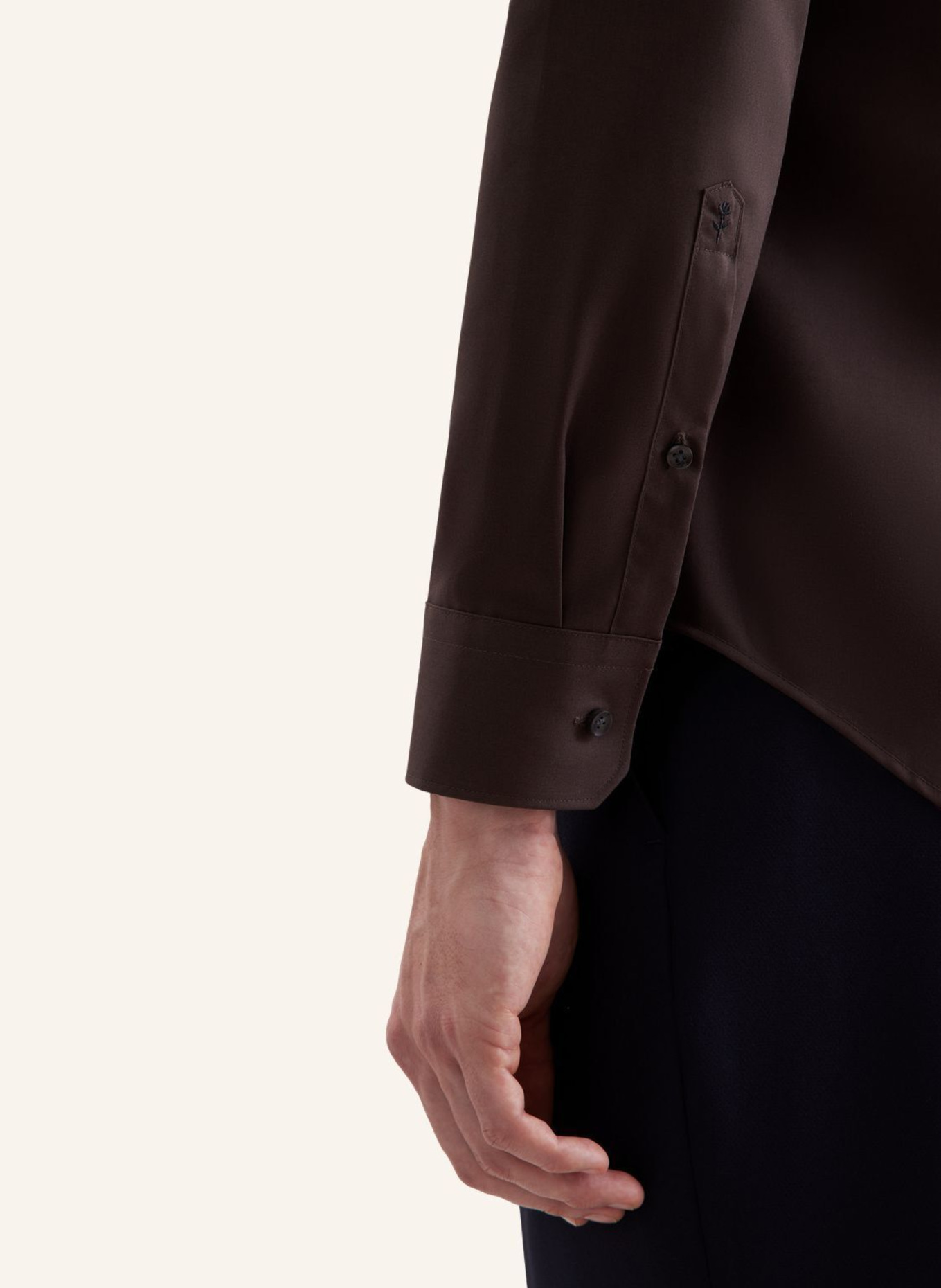 seidensticker Business Hemd Slim Fit: BRAUN