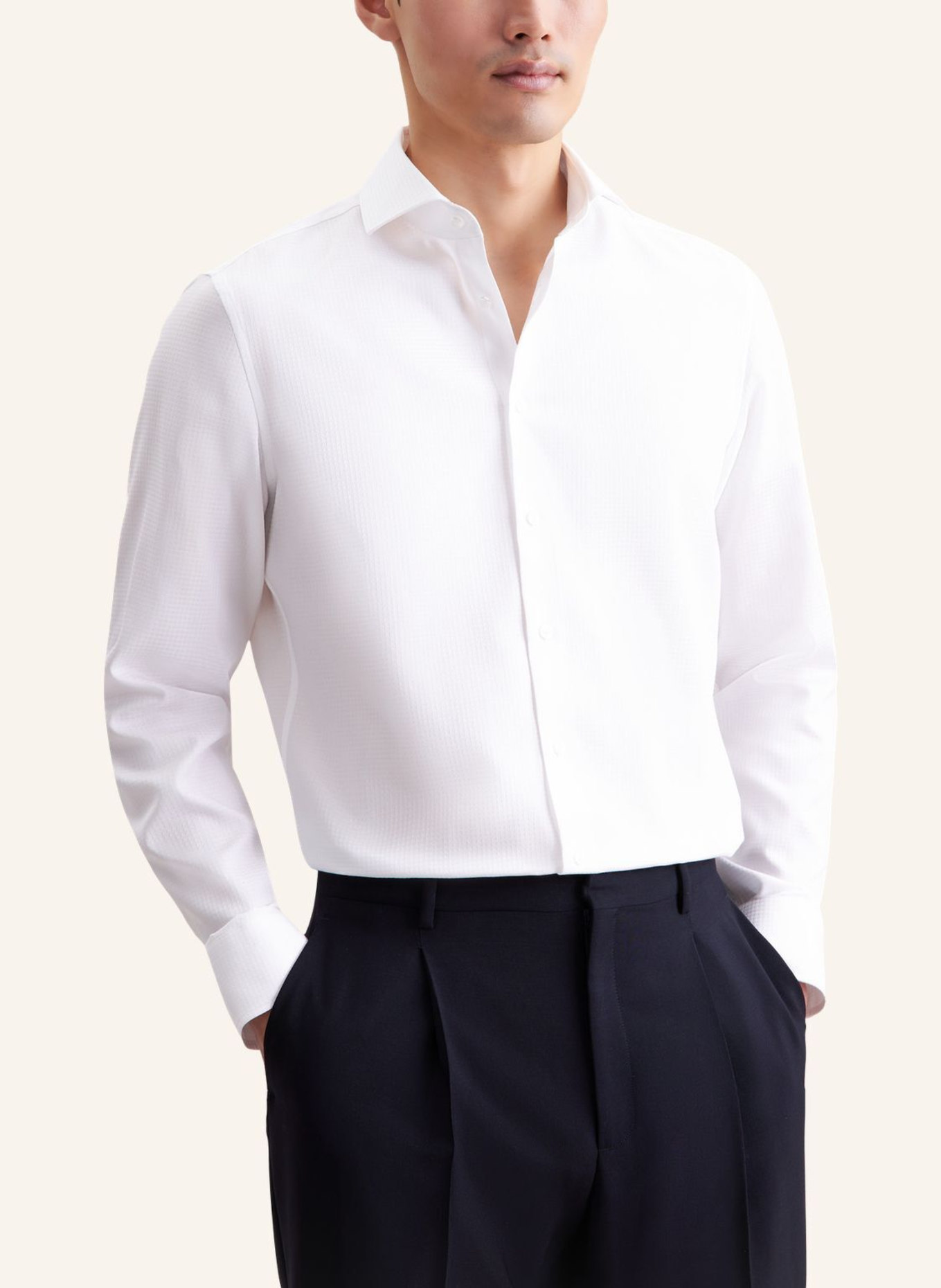 seidensticker Business Hemd Shaped Fit: WEISS
