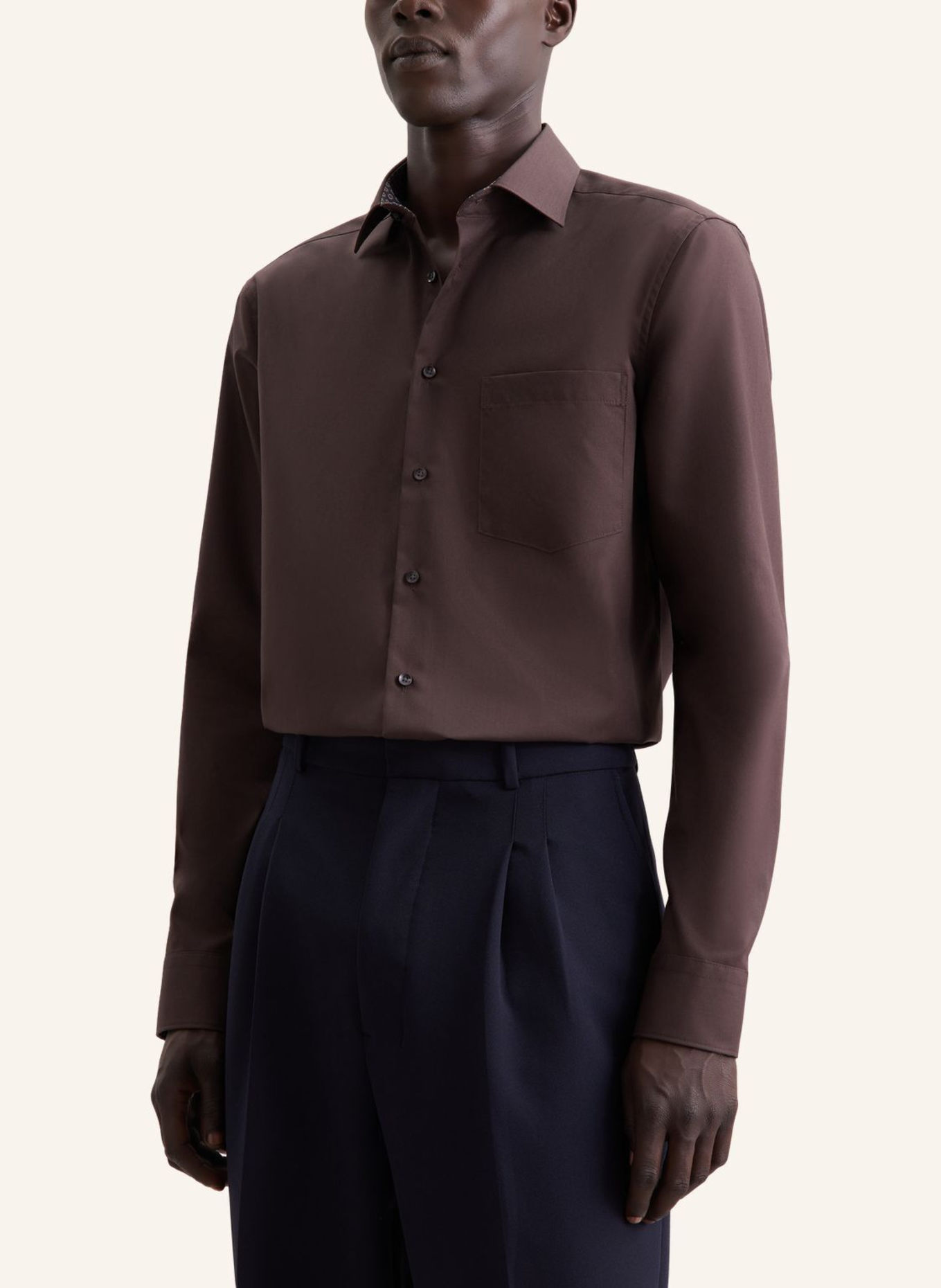seidensticker Business Hemd Comfort Fit: BRAUN