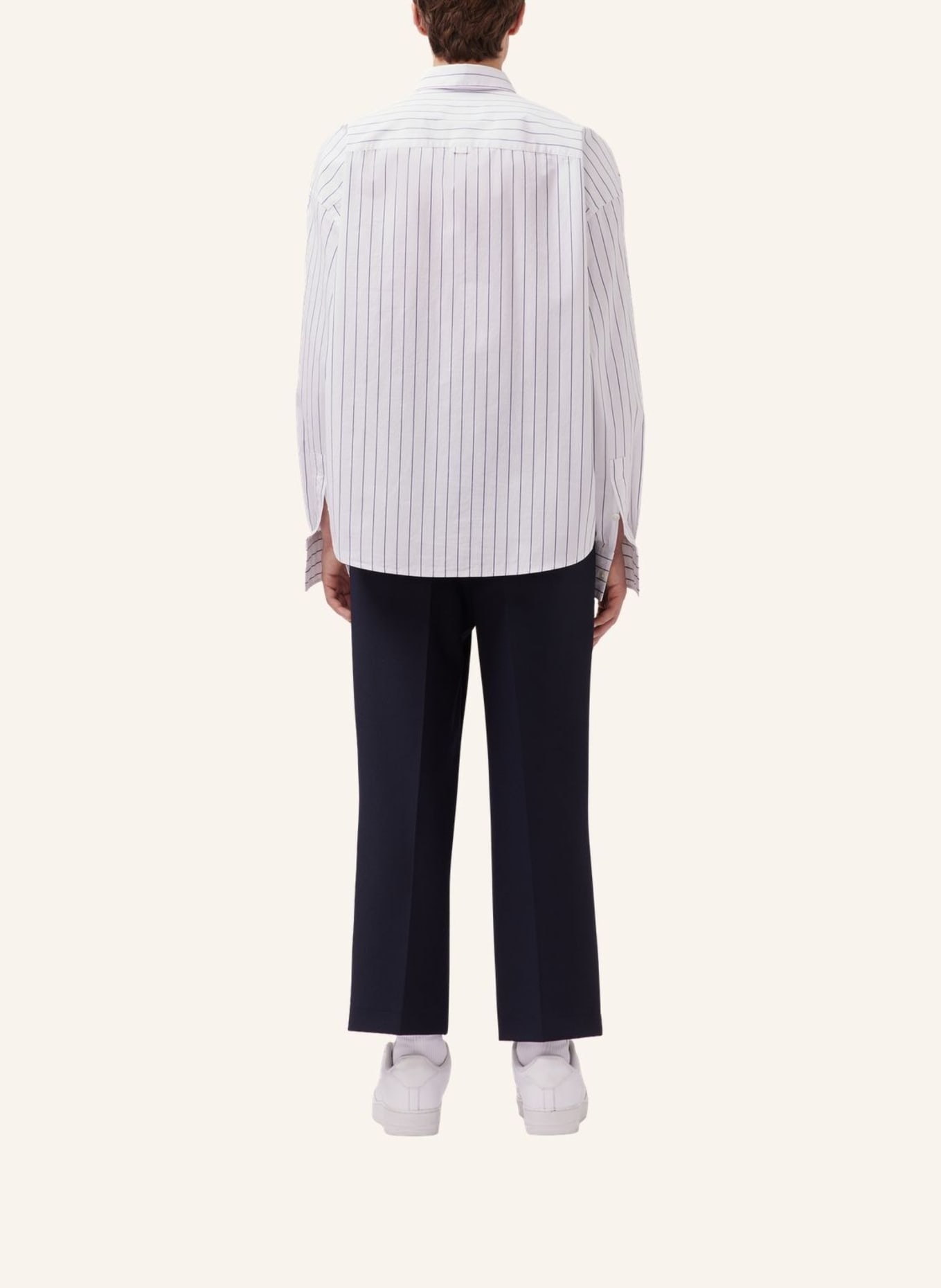 studio seidensticker Fashion-Hemd Oversized: WEISS