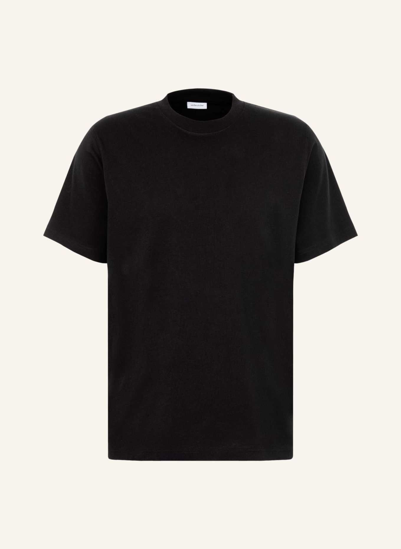 seidensticker T-Shirt Regular Fit: SCHWARZ