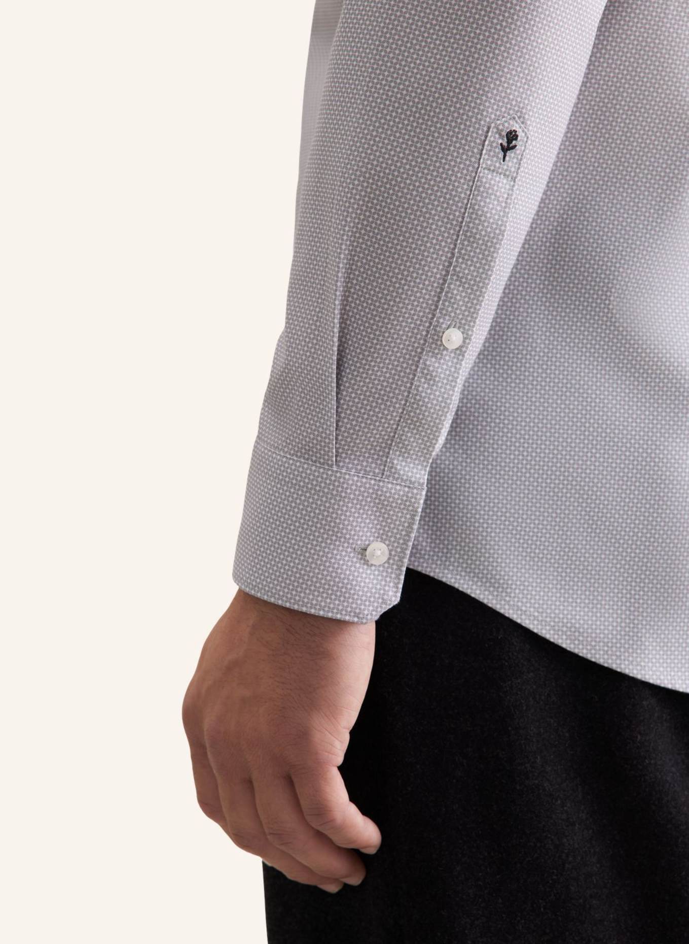 seidensticker Business Hemd Regular Fit: GRAU