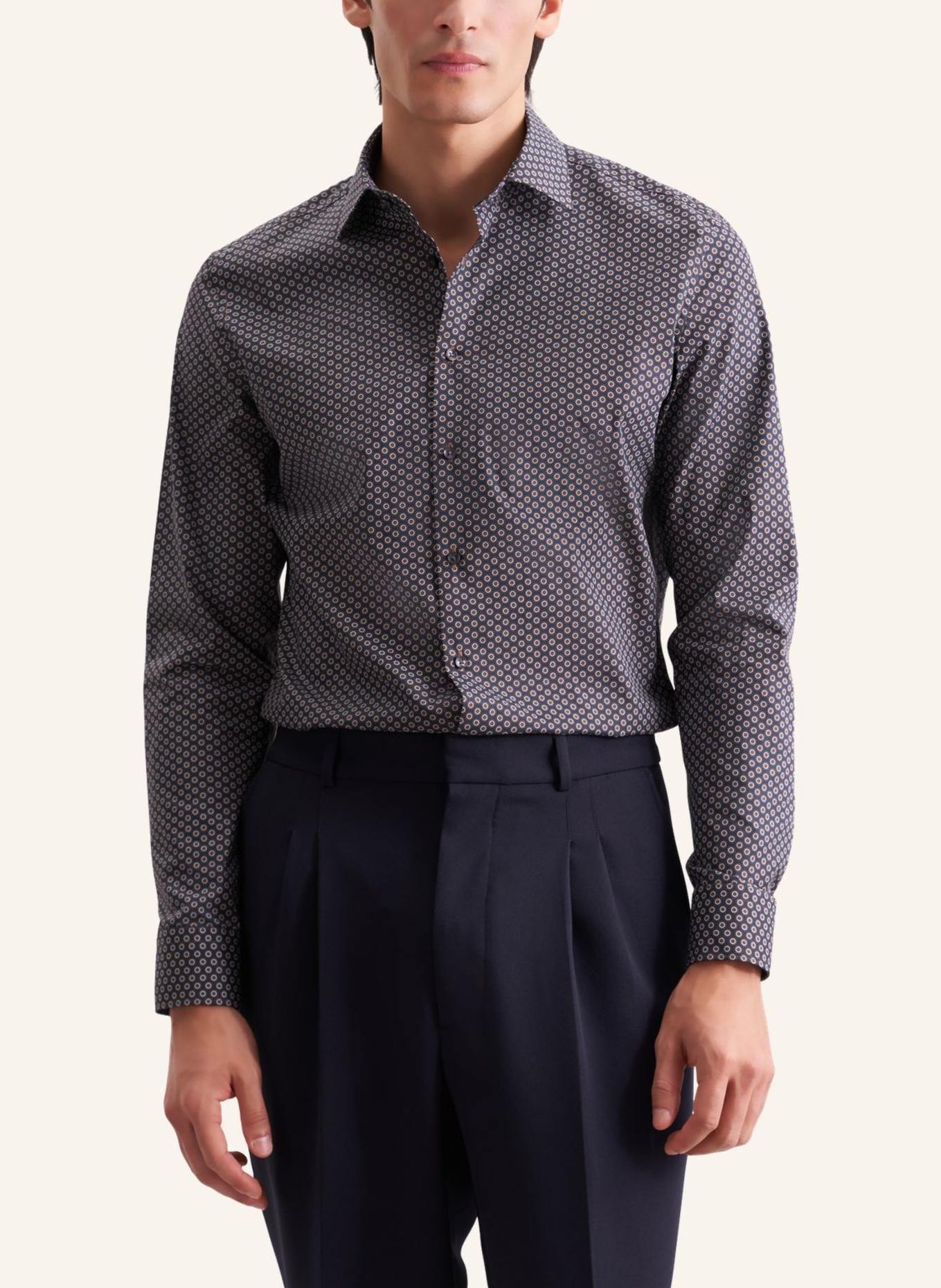 seidensticker Business Hemd Shaped Fit: BRAUN