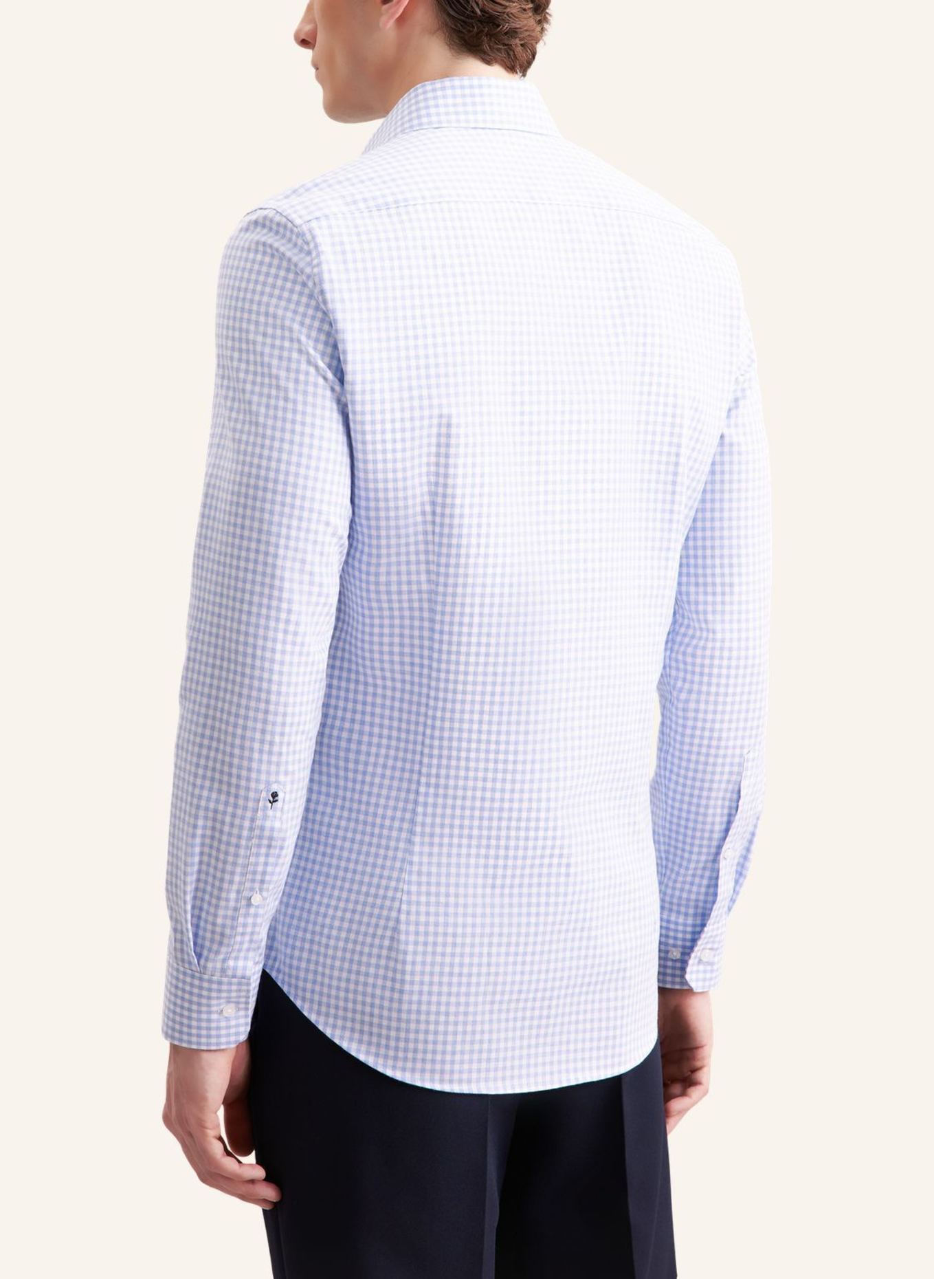 seidensticker Flanellhemd Slim Fit: BLAU