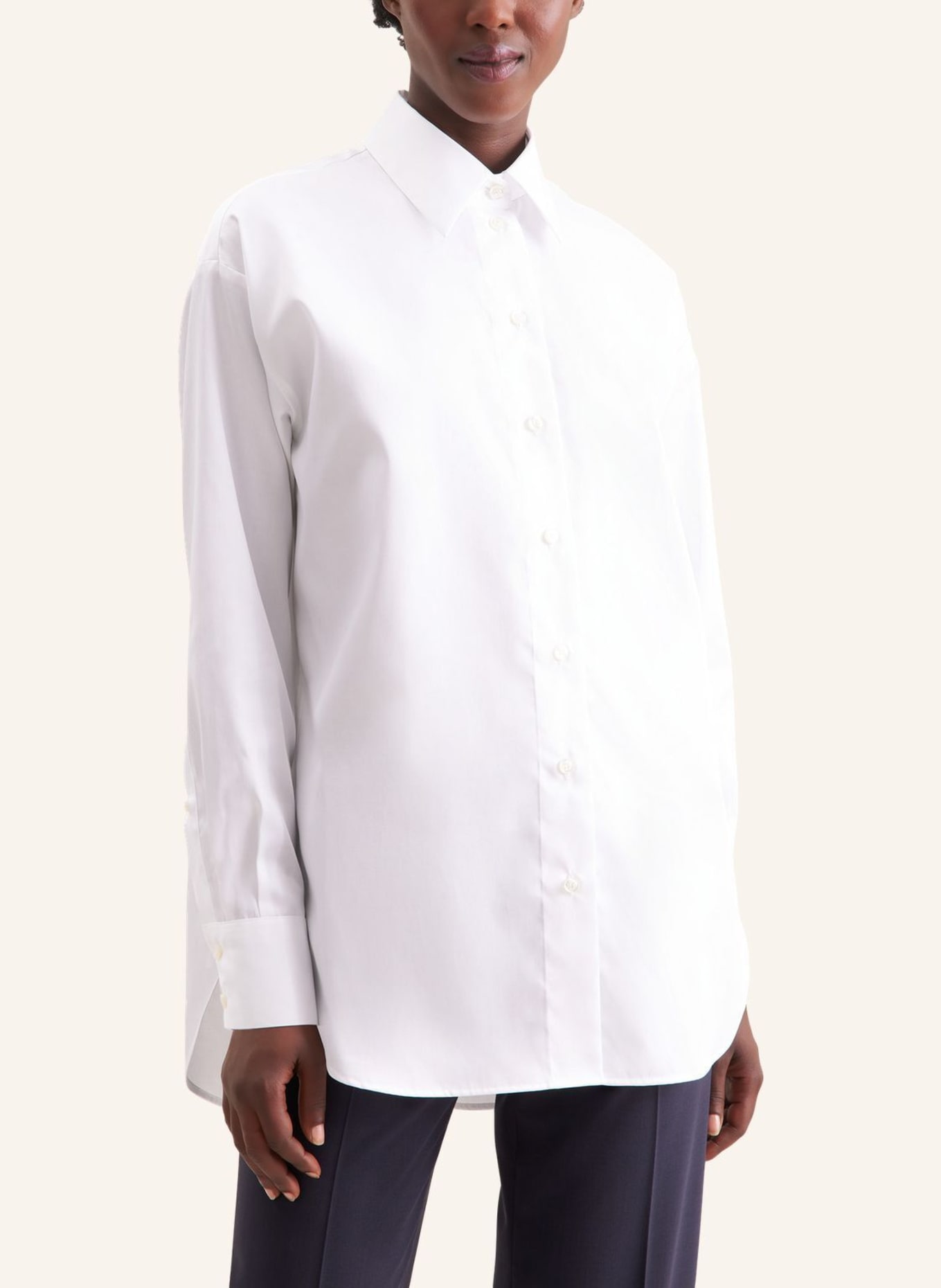 seidensticker Oversizebluse: WEISS