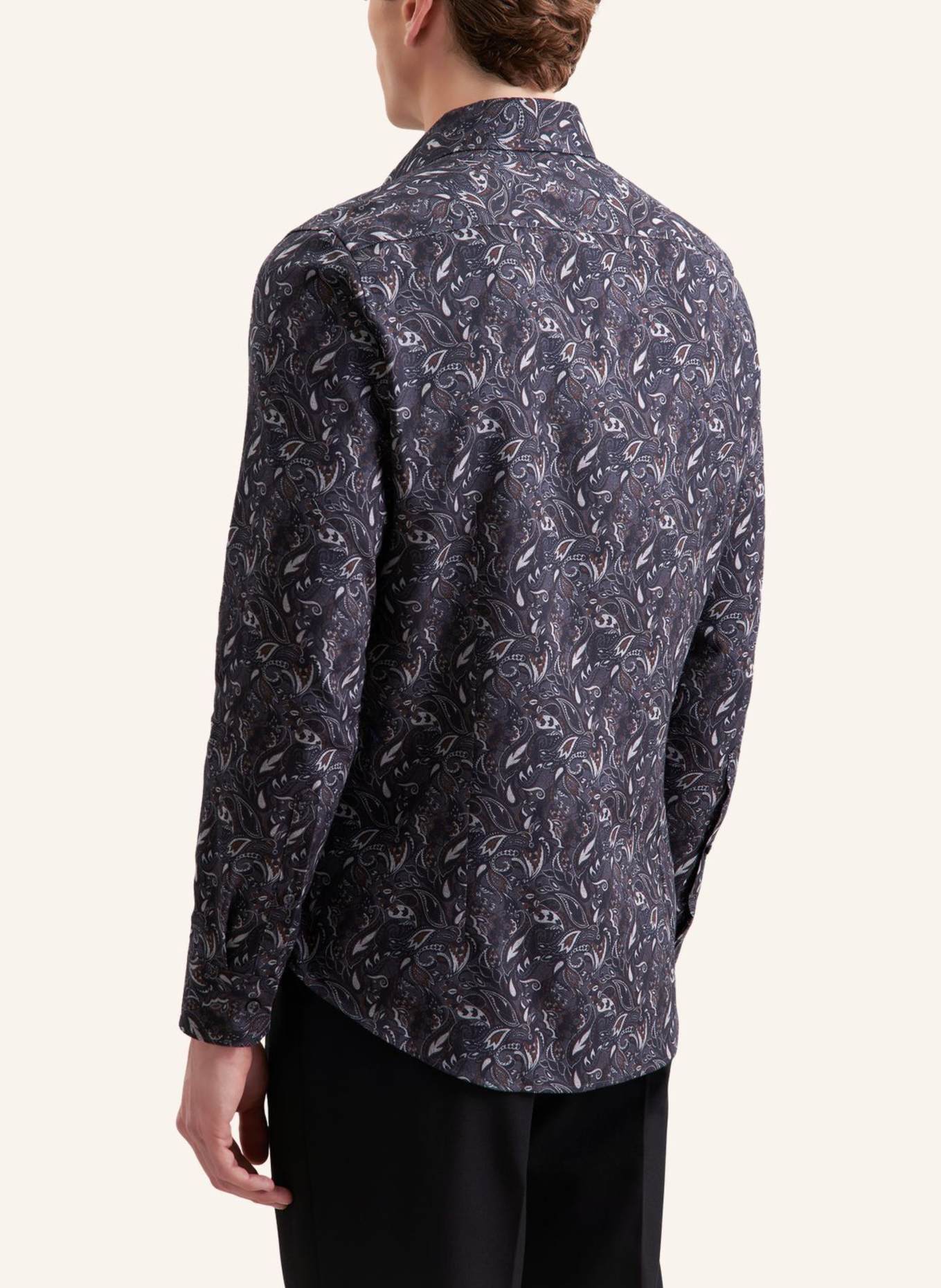 seidensticker Flanellhemd Slim Fit: GRAU