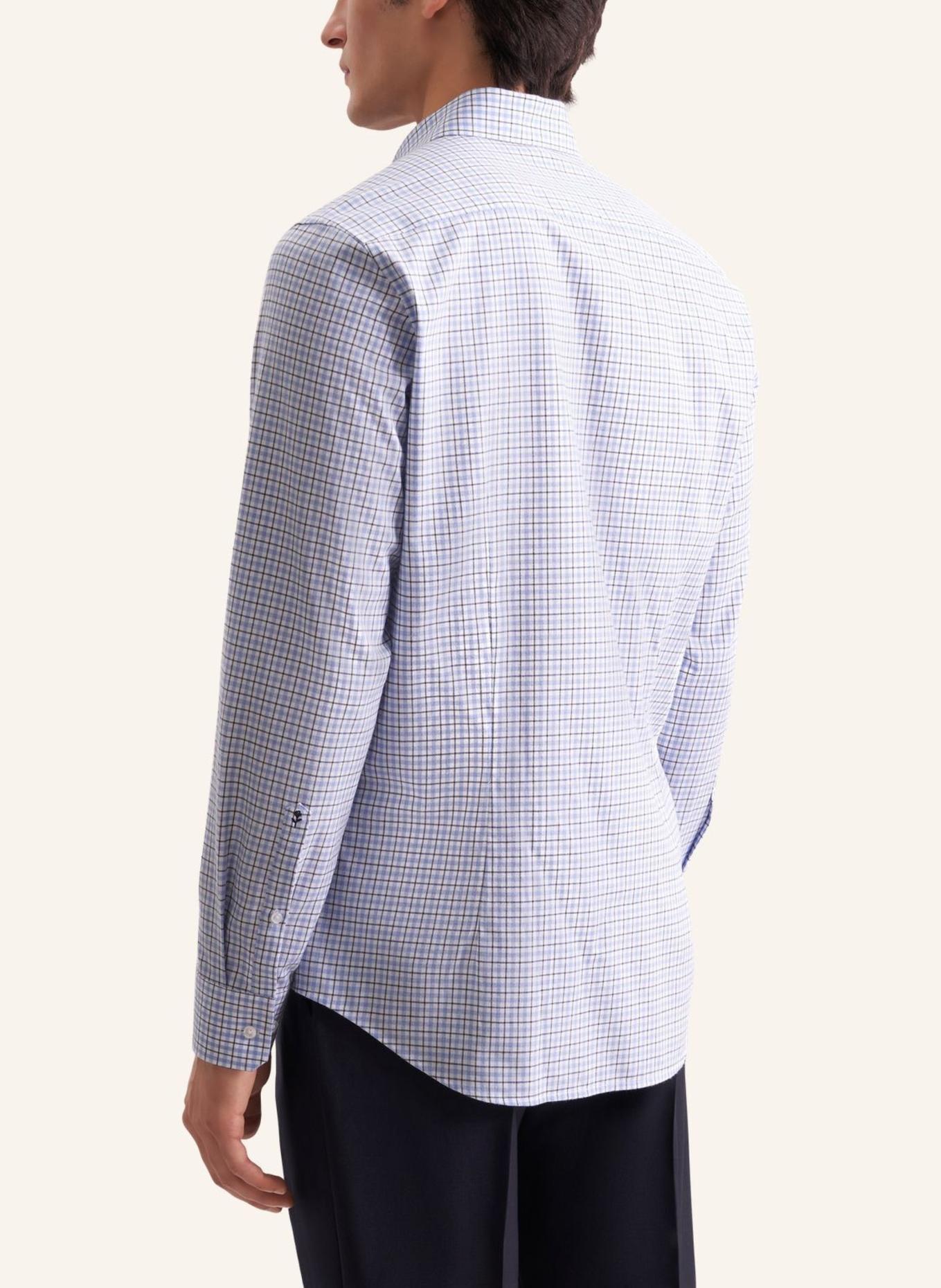 seidensticker Flanellhemd Shaped Fit: BLAU