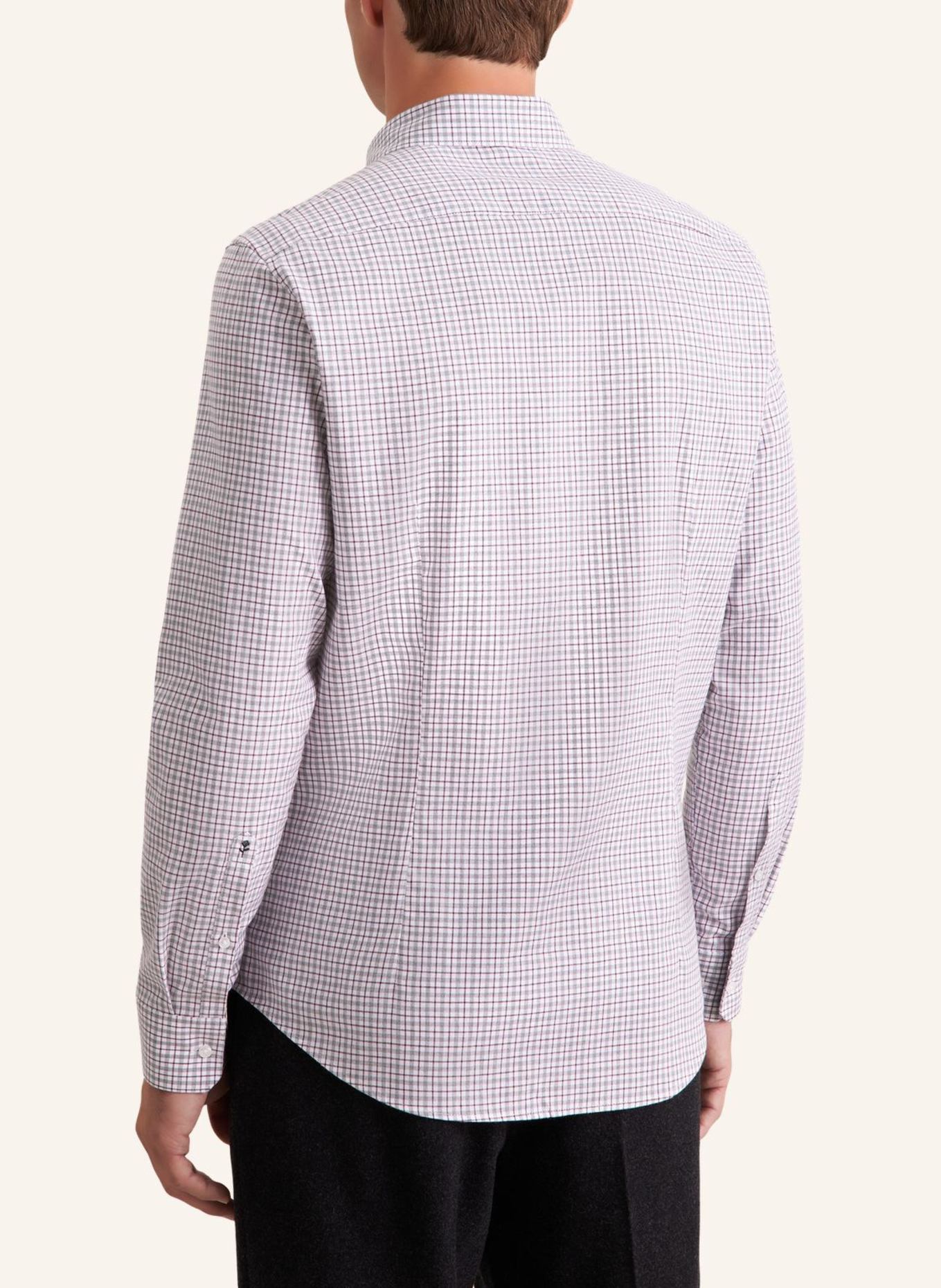 seidensticker Flanellhemd Slim Fit: GRAU