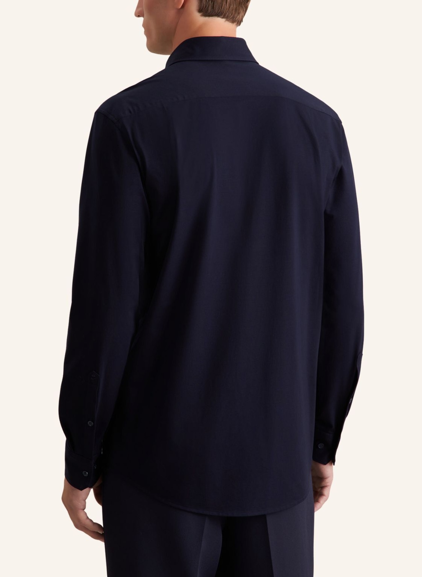 seidensticker Jerseyhemd Regular Fit: DUNKELBLAU