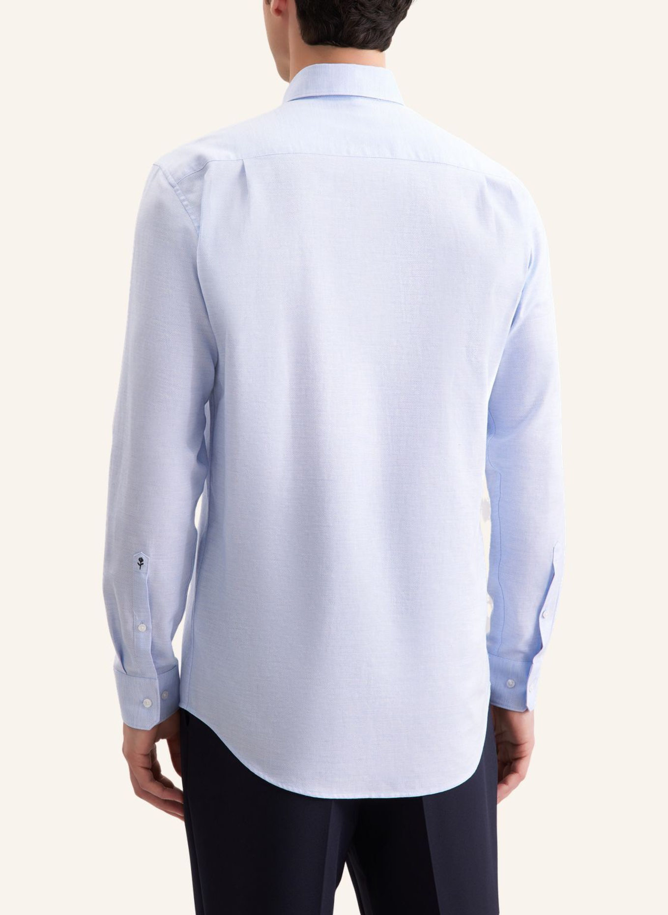 seidensticker Flanellhemd Regular Fit: BLAU