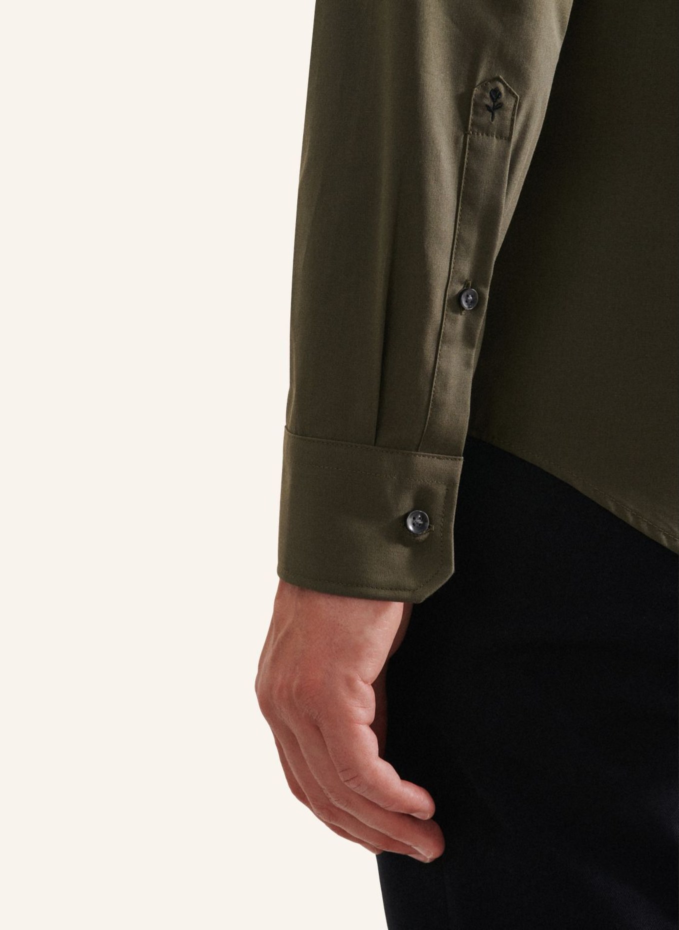 seidensticker Business Hemd Slim Fit: GRÜN